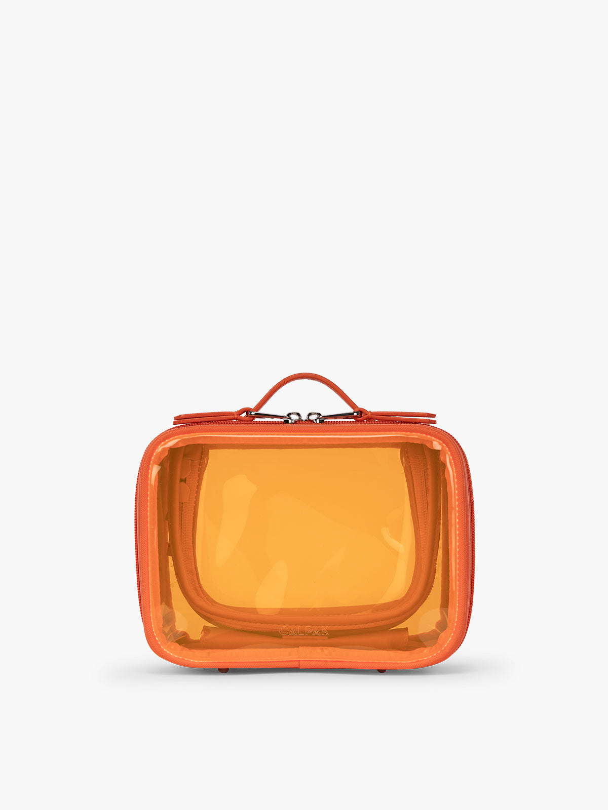 dedcool-x-calpak-boarding-bundle-limited-edition-papaya-clear-cosmetics-case-tra image 3