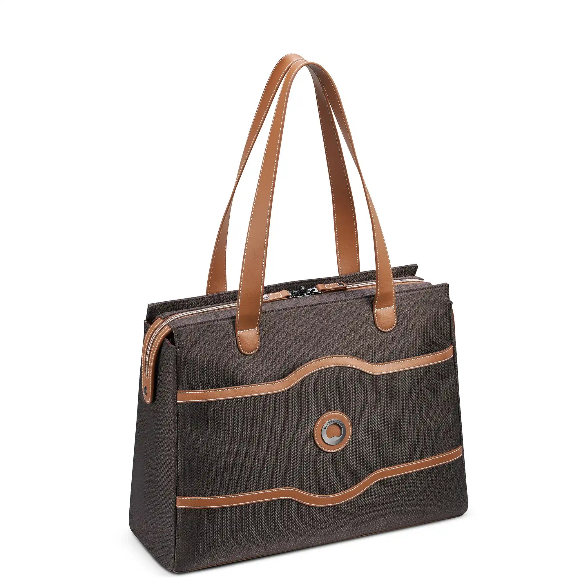 delsey-chatelet-air-2-0-shoulder-bag-recycled-fabric-travel-tote-with-luggage-ba image 3