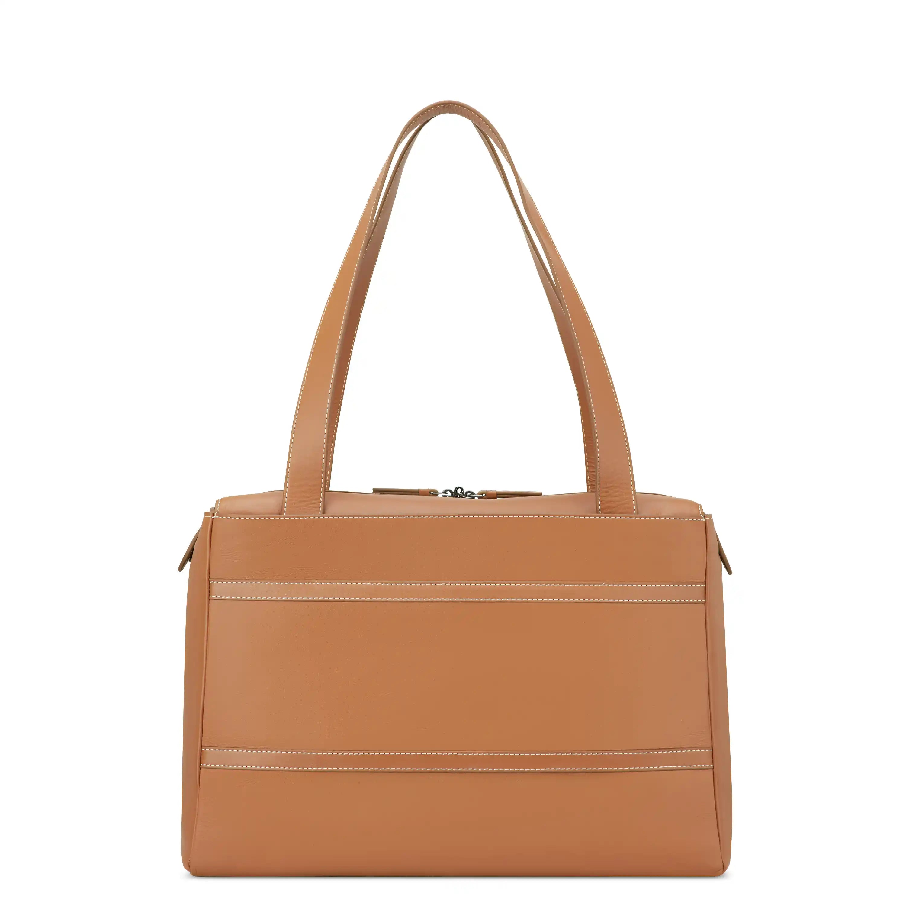delsey-chatelet-air-2-0-leather-shoulder-bag-100-genuine-leather-travel-tote-wit image 8