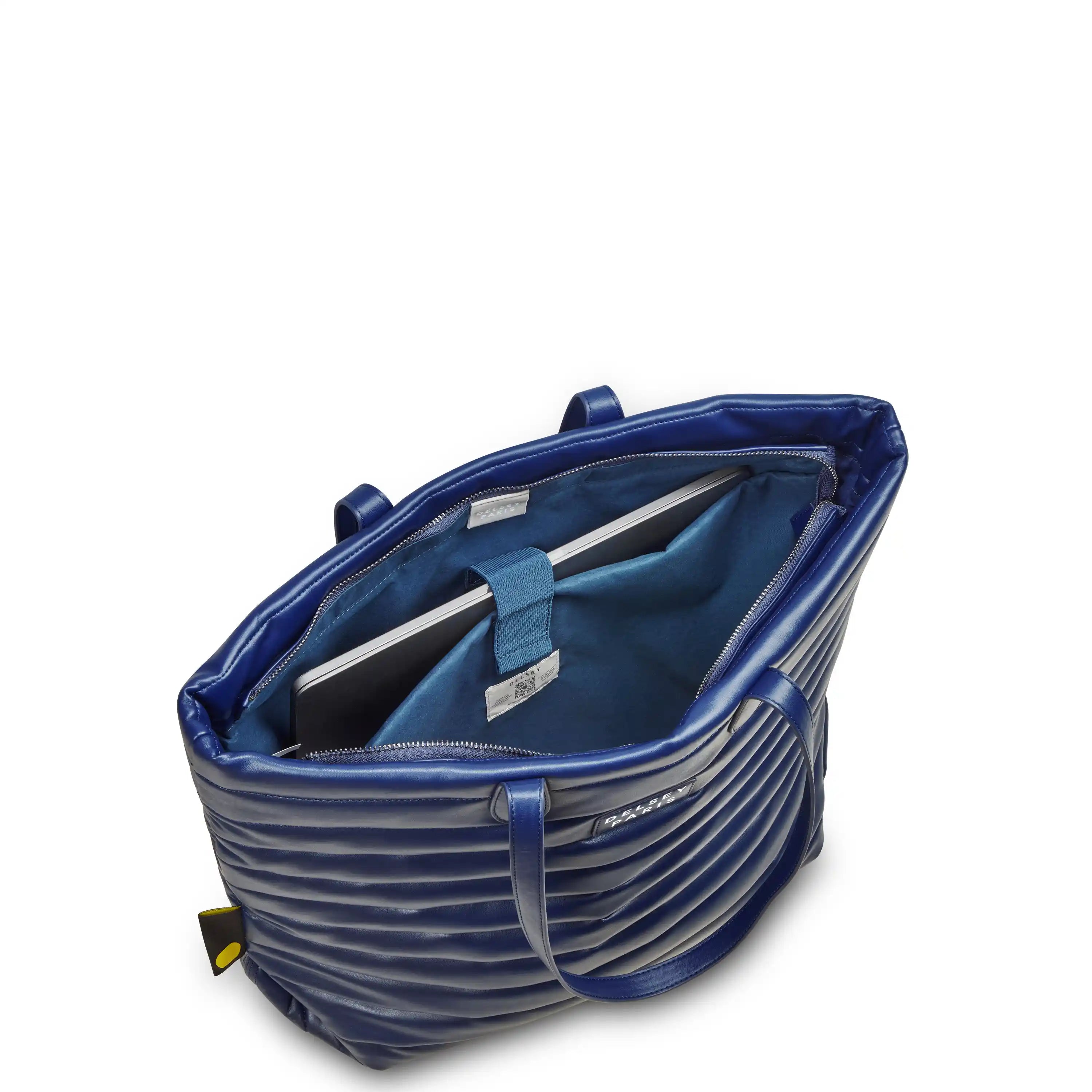 delsey-cruise-3-0-softside-tote-travel-bag-vegan-leather-with-padded-laptop-pock image 3