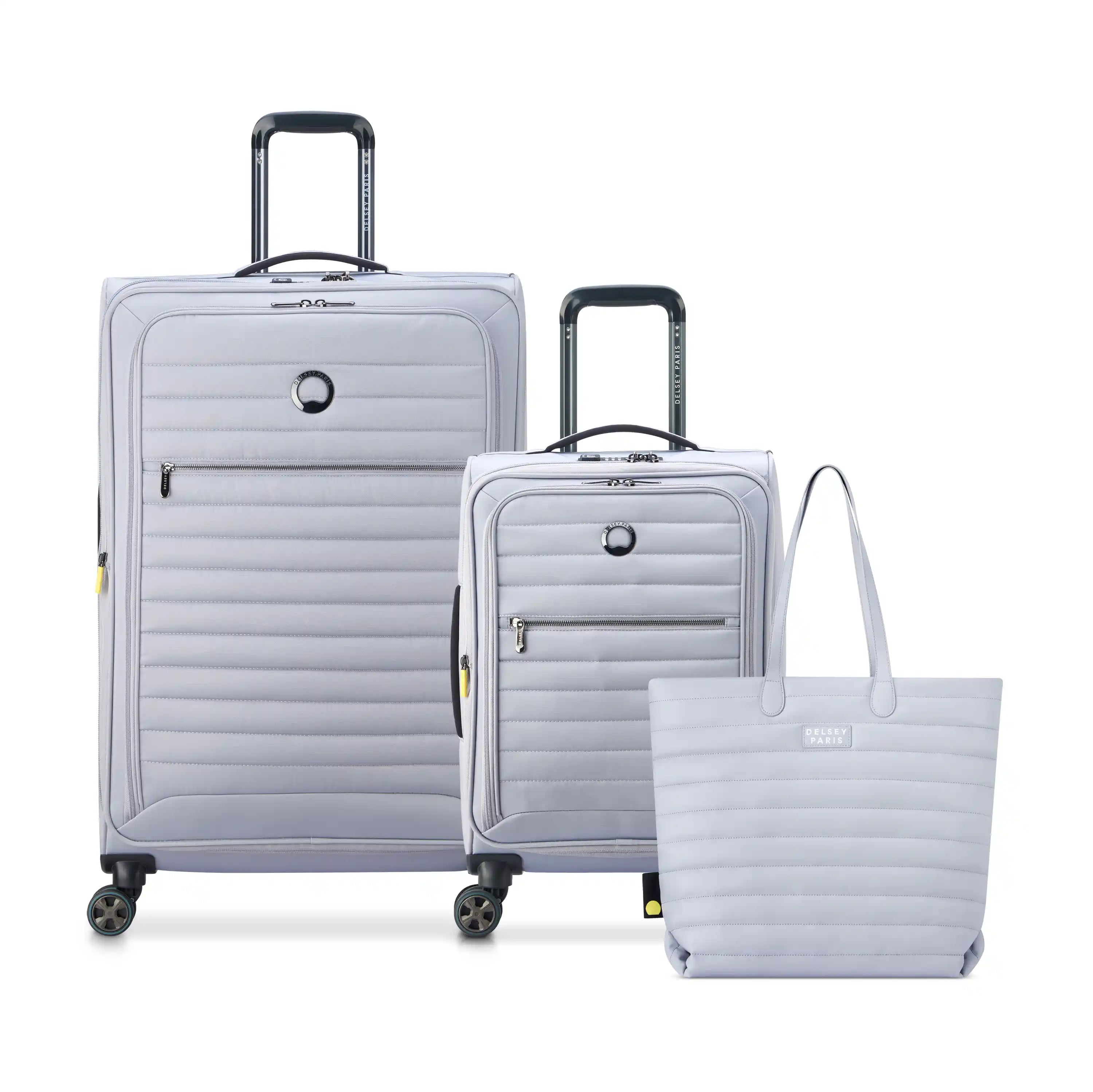 delsey-cruise-3-0-complete-traveler-set-3-piece-softside-luggage-bundle-with-tot image 2