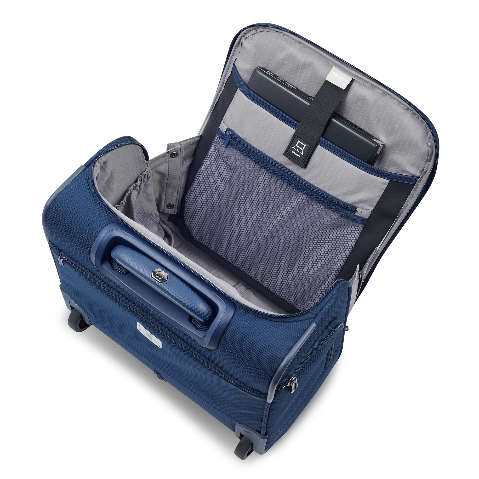 delsey-helium-dlx-wheeled-underseater-softside-personal-item-with-duratec-fabric image 7
