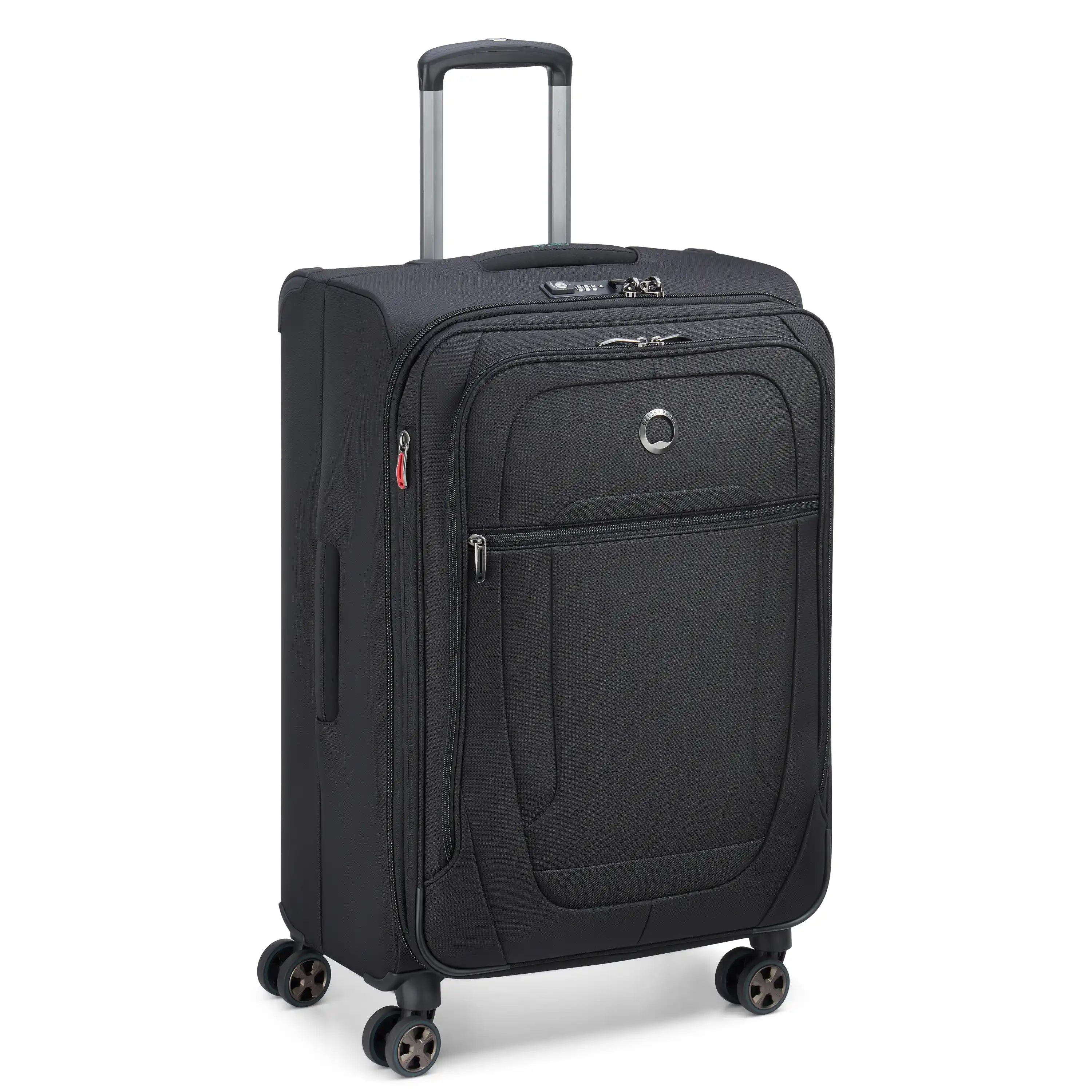 delsey-helium-dlx-medium-expandable-spinner-25-inch-lightweight-softside-checked image 1