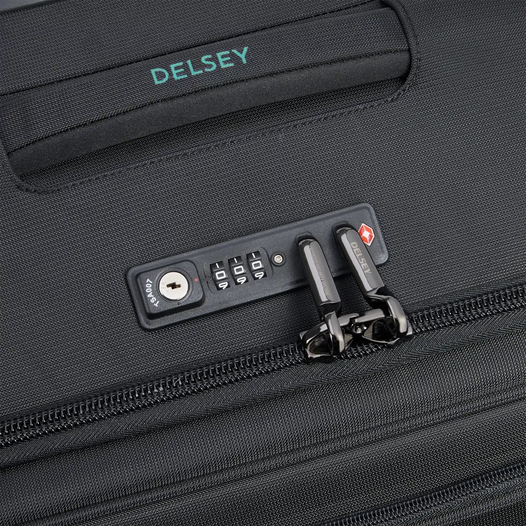 delsey-helium-dlx-medium-expandable-spinner-25-inch-lightweight-softside-checked image 4