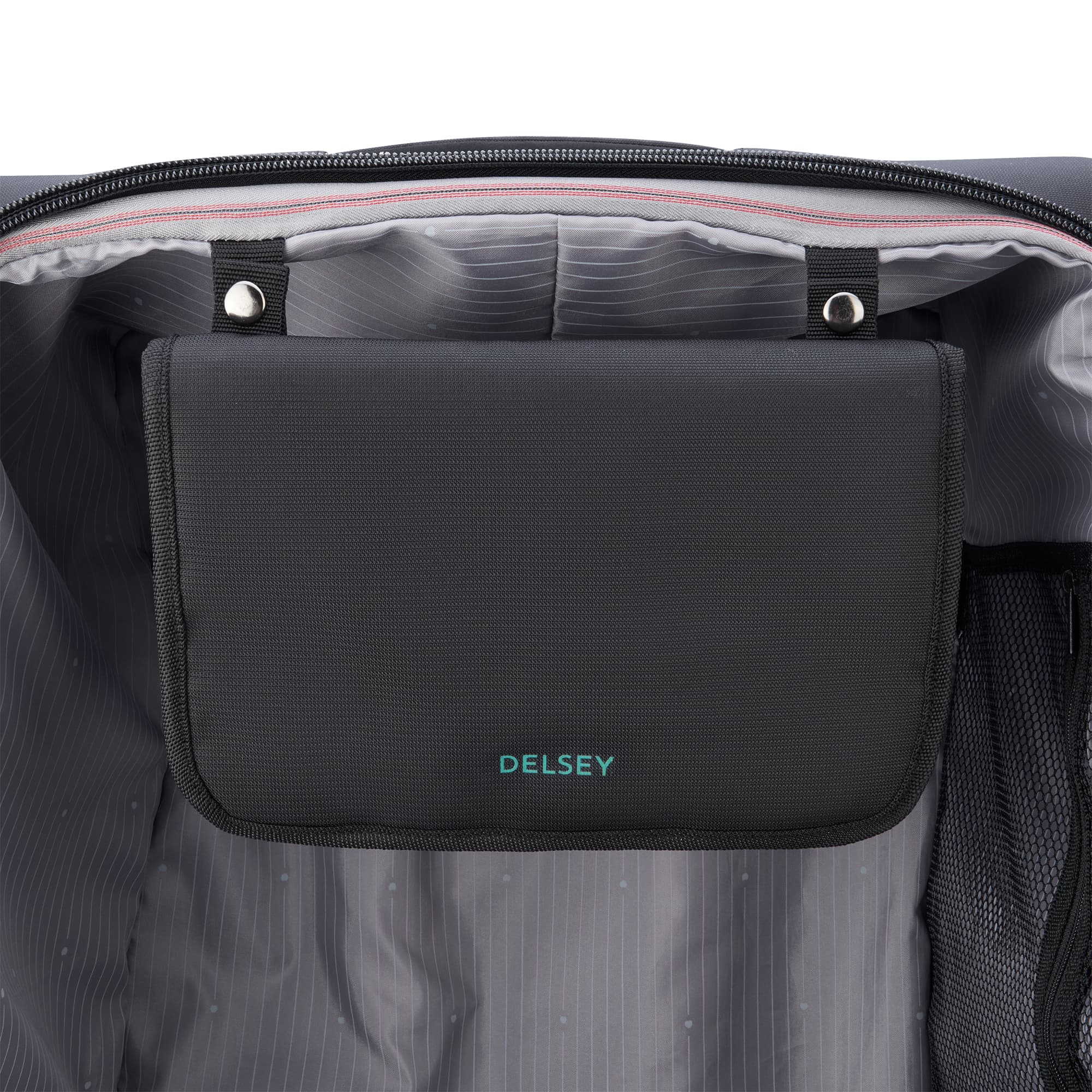 delsey-helium-dlx-medium-expandable-spinner-25-inch-lightweight-softside-checked image 6