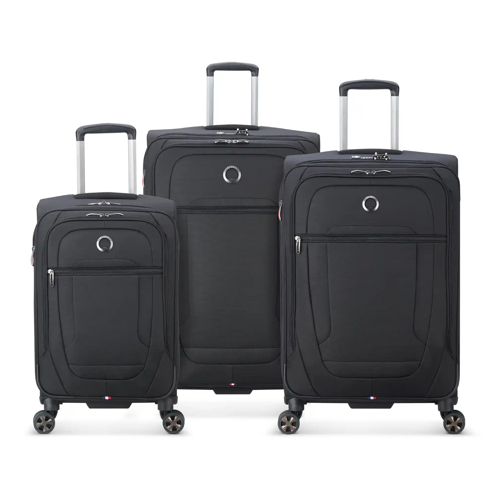 delsey-helium-dlx-3-piece-softside-luggage-set-20-25-29-with-silent-core-spinner image 1