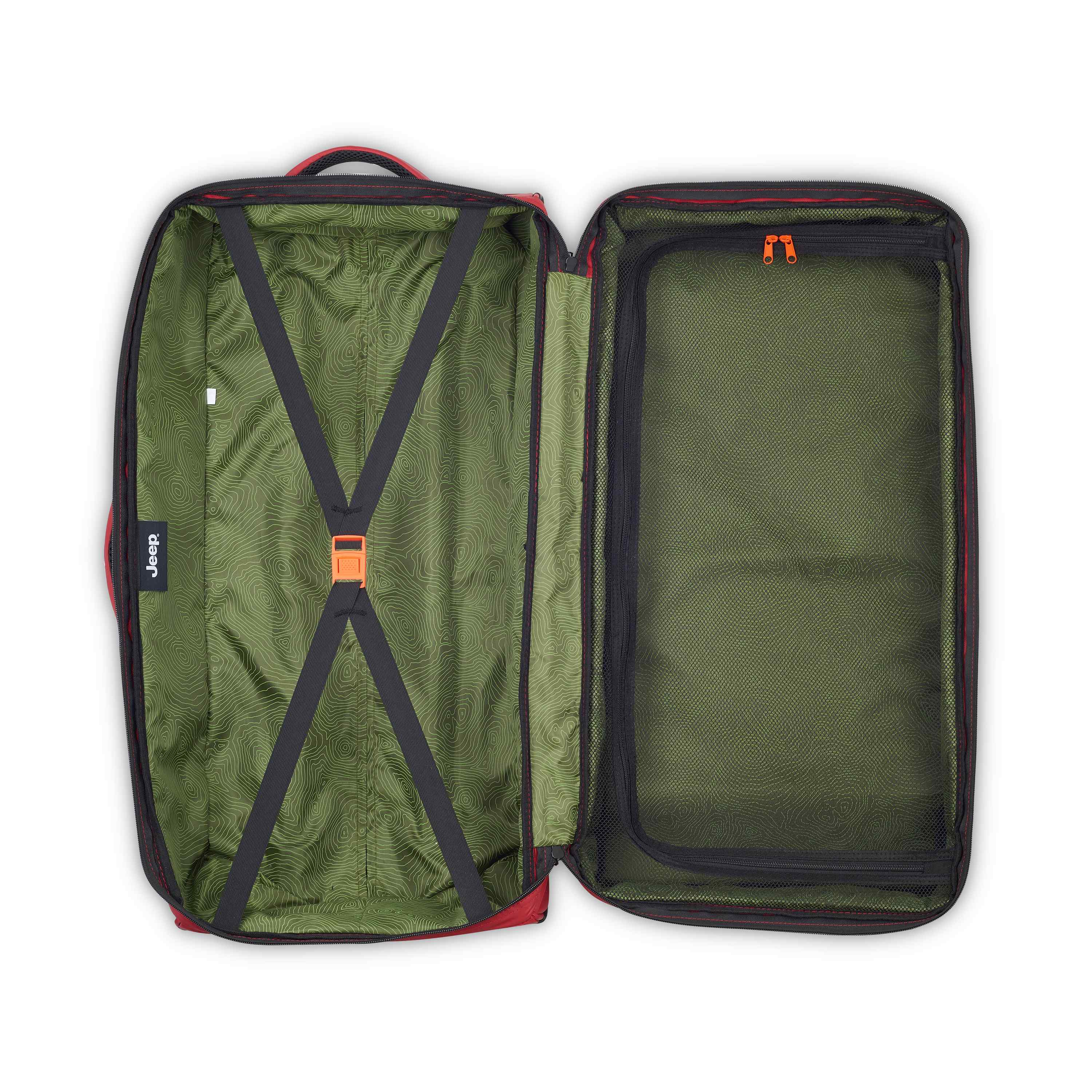 delsey-jeep-js006b-medium-rolling-duffel-bag-water-resistant-recycled-softside-c image 2