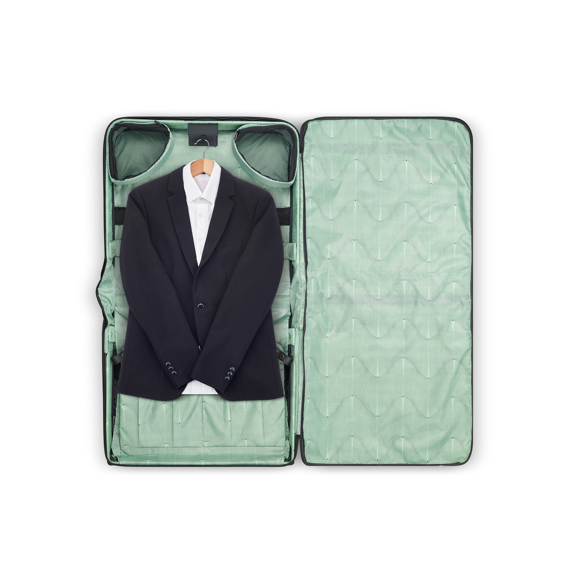 delsey-sky-max-2-0-wheeled-garment-bag-rolling-carry-on-garment-bag-book-opening image 2