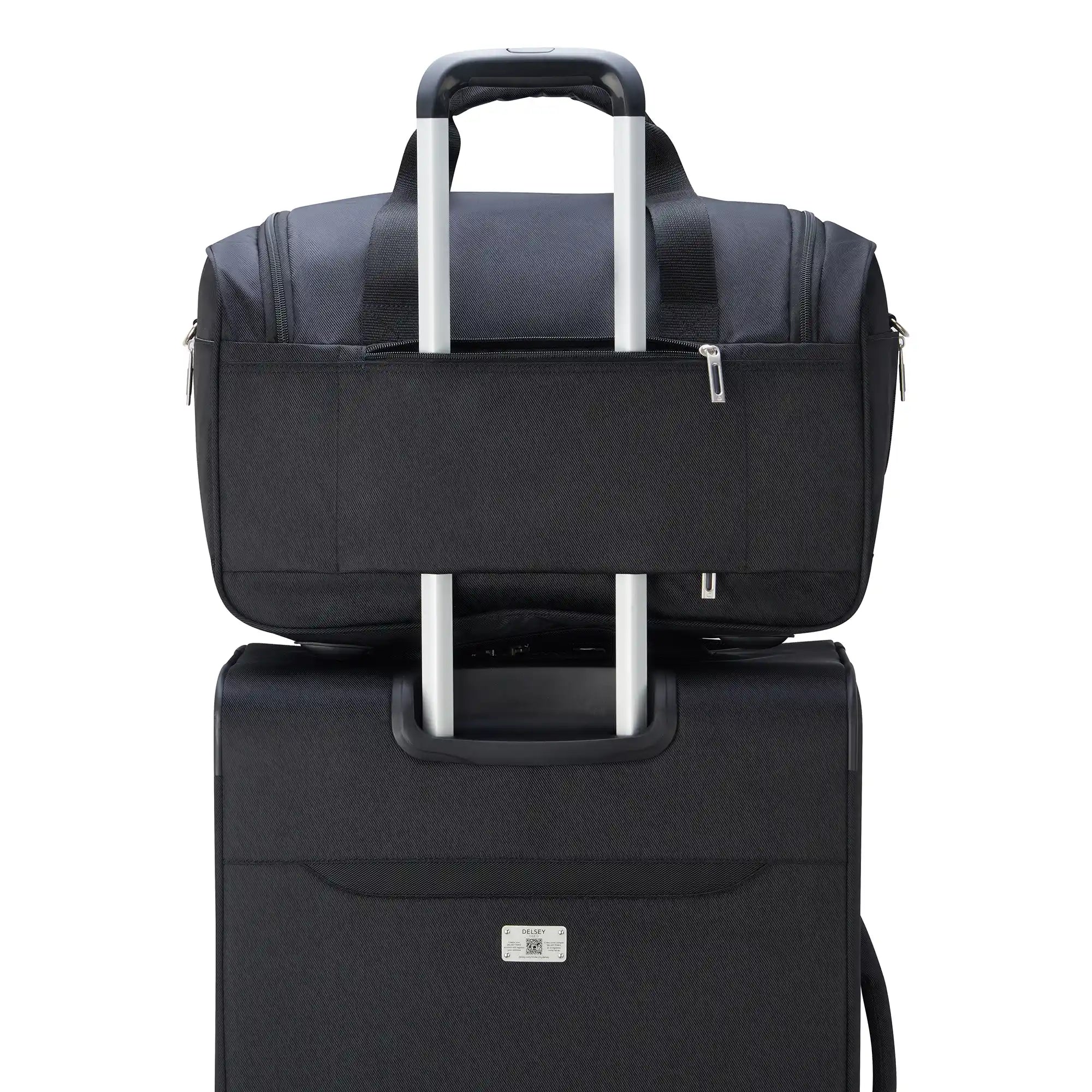 delsey-sky-max-2-0-carry-on-duffel-bag-lightweight-water-resistant-5-pocket-trav image 2