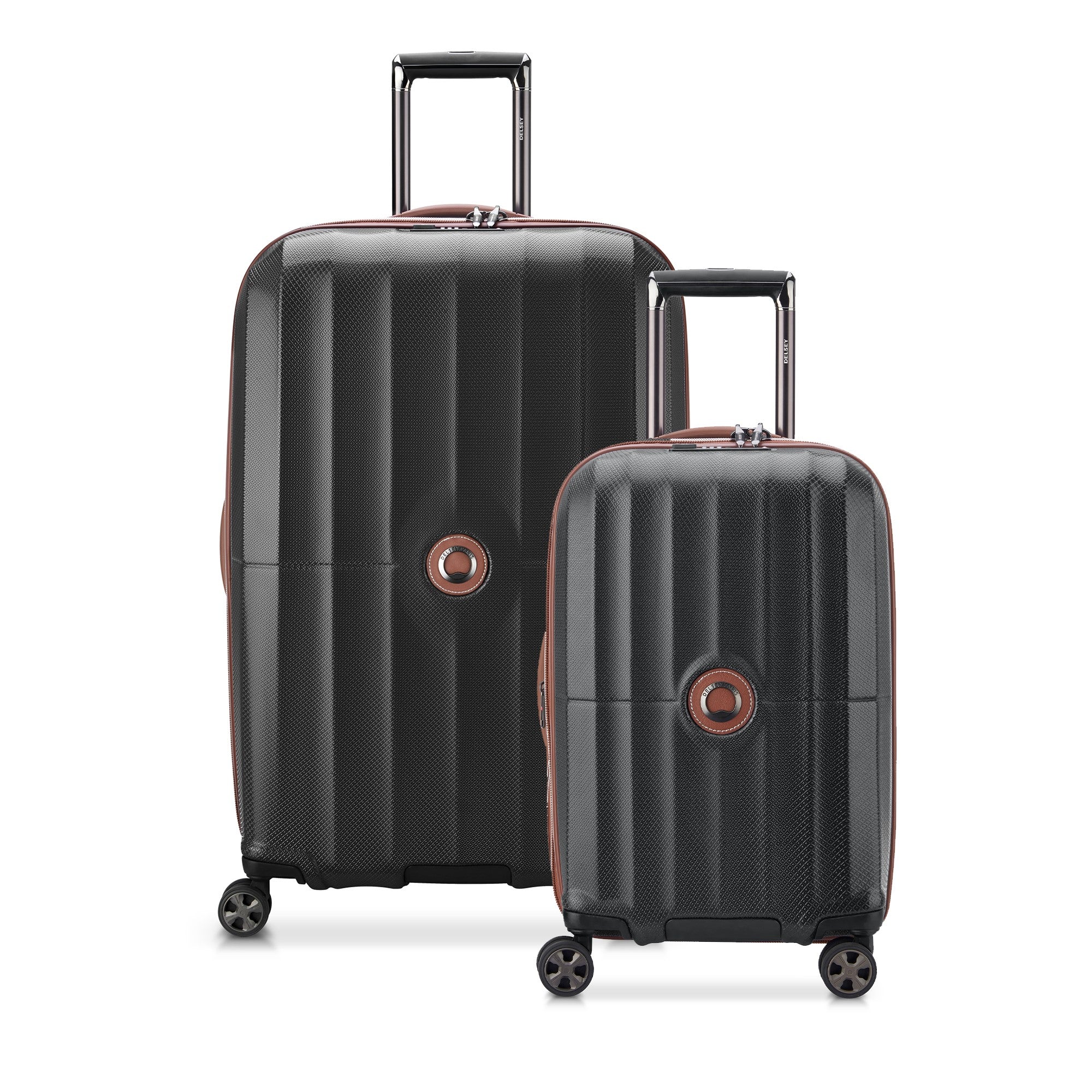 delsey-carrousel-2-piece-luggage-set-hardside-carry-on-large-checked-spinner-wit image 2
