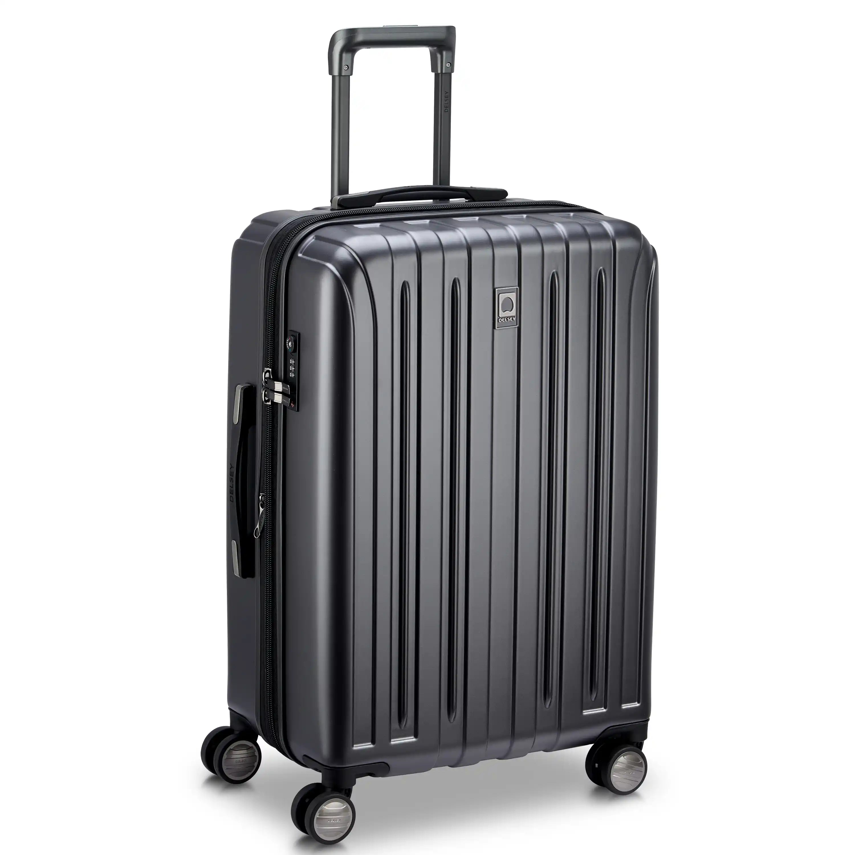 delsey-titanium-27-medium-expandable-spinner-hardside-polycarbonate-checked-suit image 1