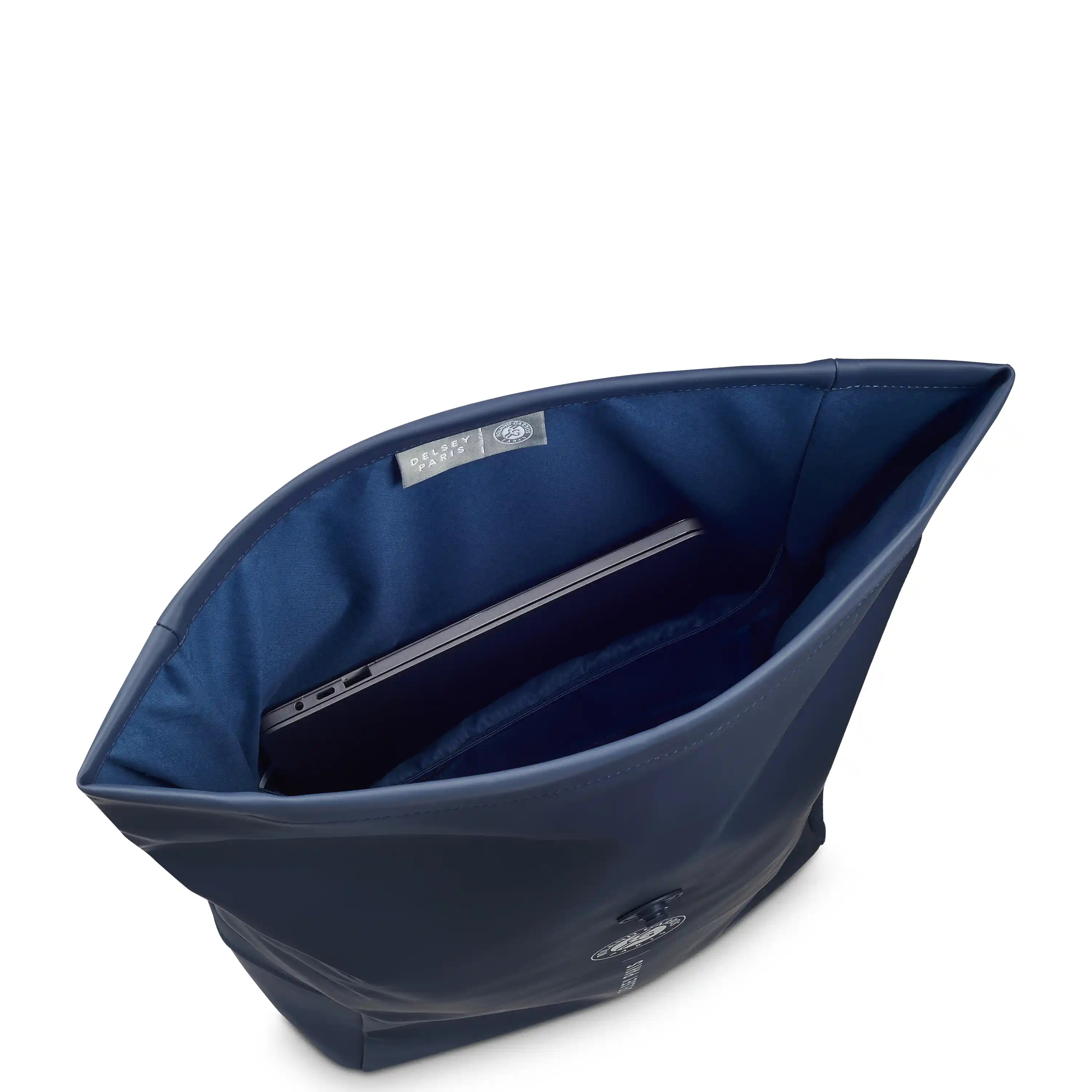 delsey-turenne-soft-rolltop-backpack-water-resistant-recycled-materials-with-pad image 2