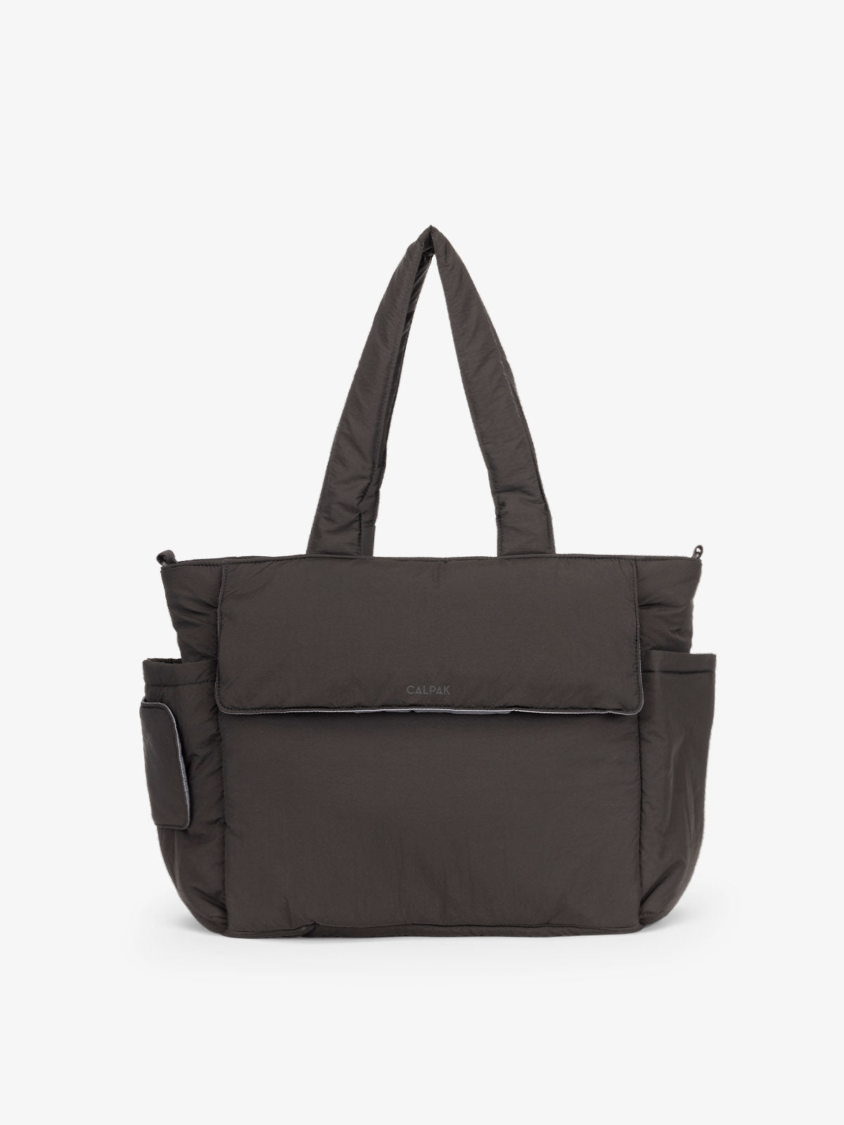 calpak-diaper-tote-bag-with-laptop-sleeve-insulated-bottle-pockets-luggage-sleev image 1
