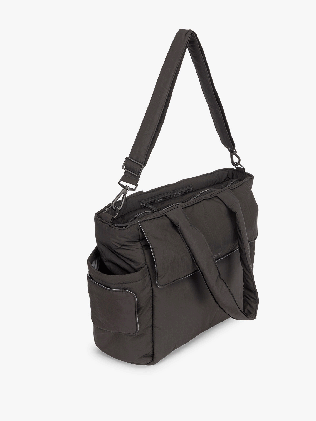 calpak-diaper-tote-bag-with-laptop-sleeve-insulated-bottle-pockets-luggage-sleev image 3