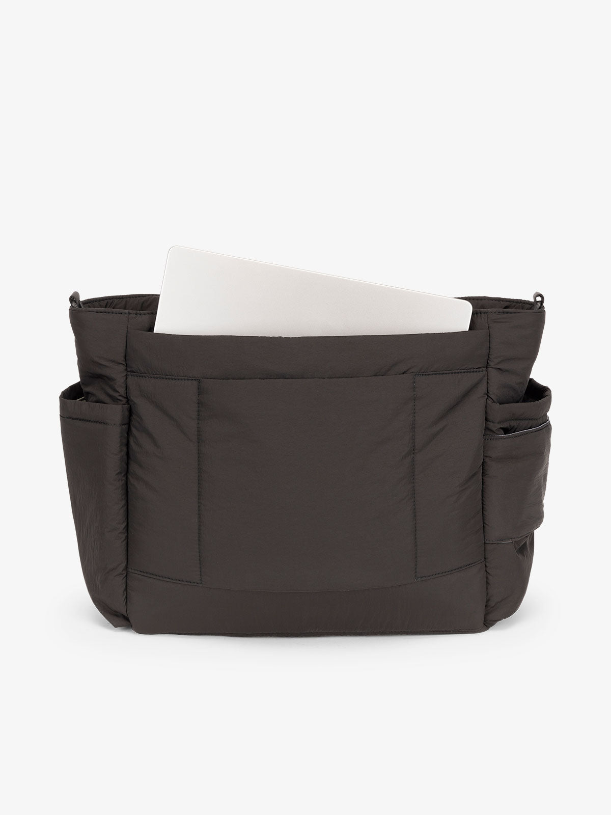 calpak-diaper-tote-bag-with-laptop-sleeve-insulated-bottle-pockets-luggage-sleev image 4