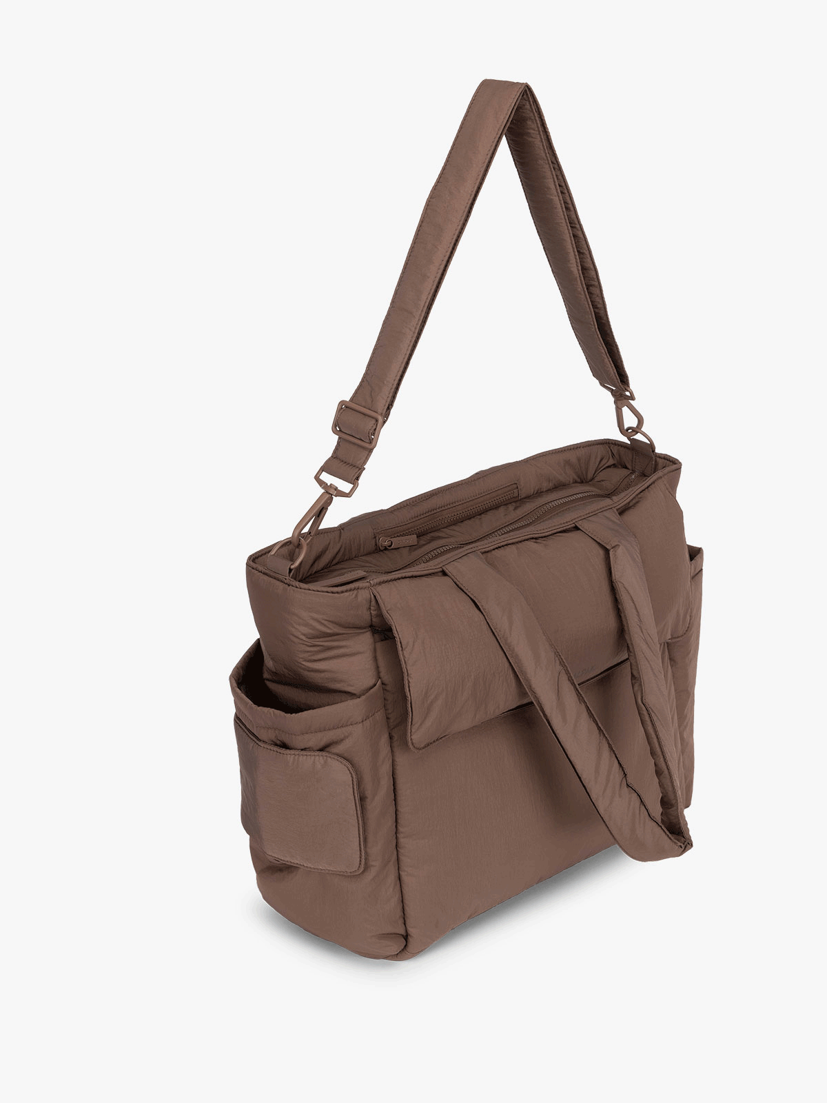 calpak-diaper-tote-bag-with-laptop-sleeve-insulated-bottle-pockets-luggage-sleev image 8