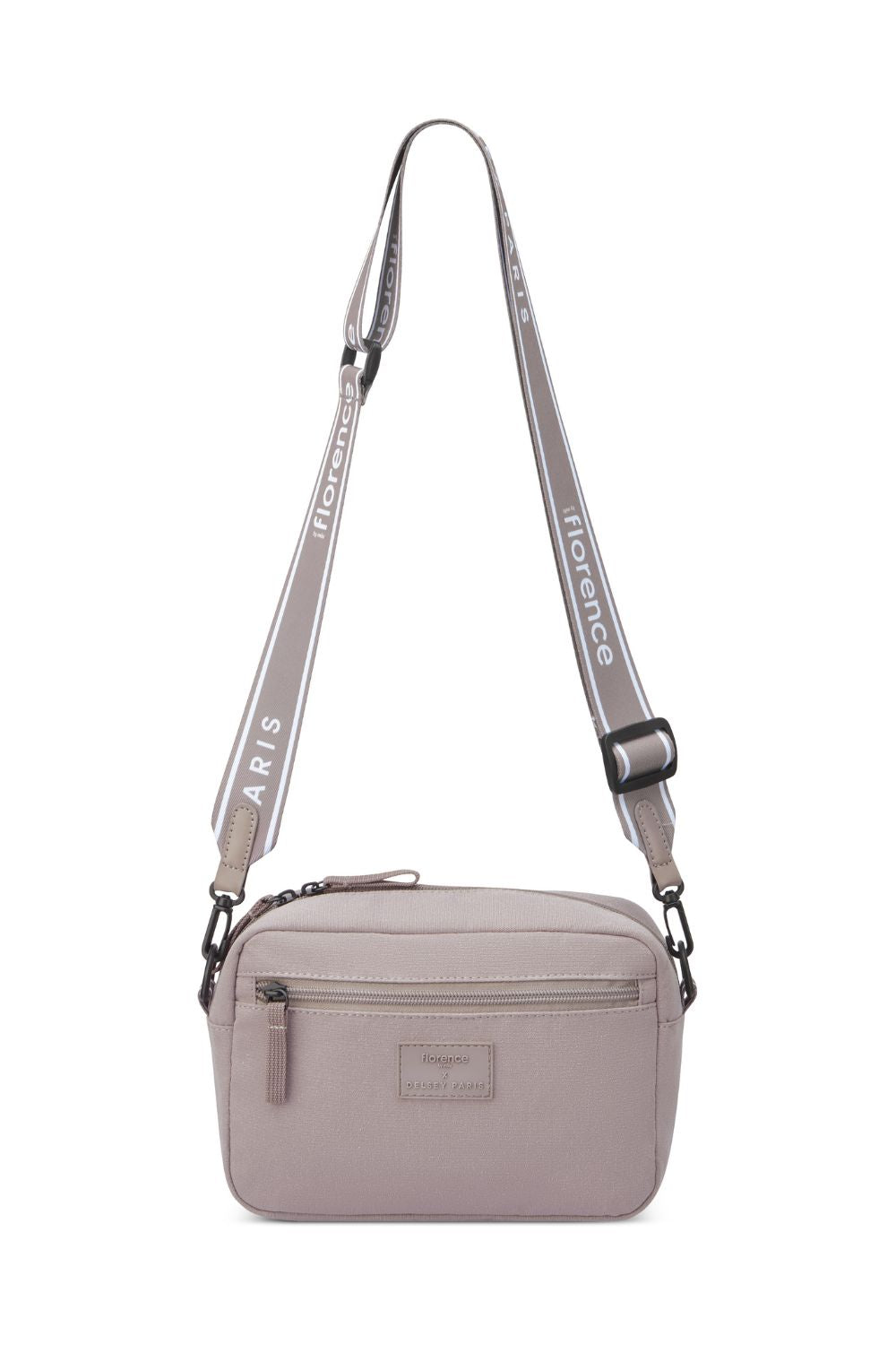 delsey-free-spirit-crossbody-bag-compact-recycled-polyester-crossbody-with-adjus image 4