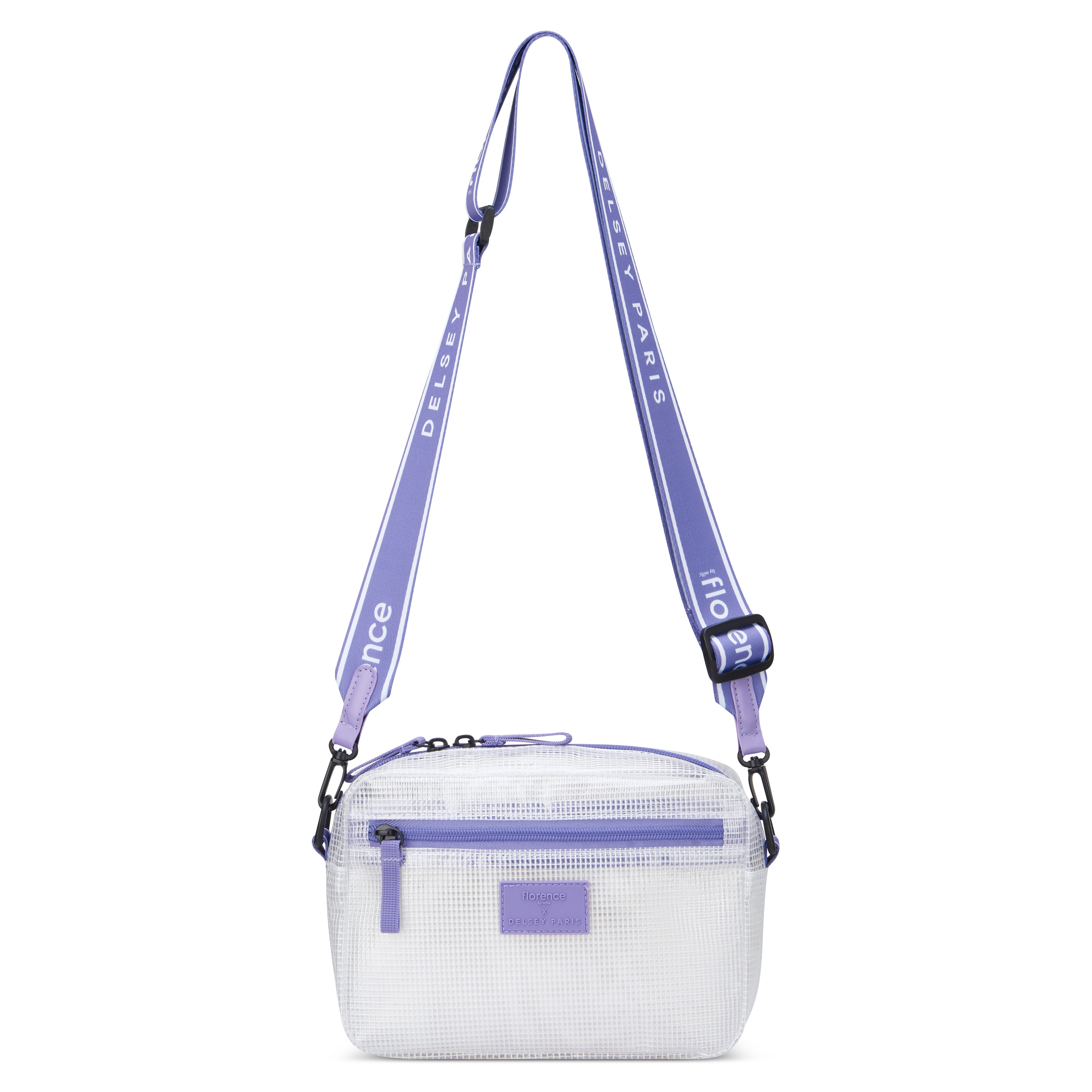 delsey-city-breeze-clear-pvc-crossbody-bag-with-adjustable-detachable-strap image 1