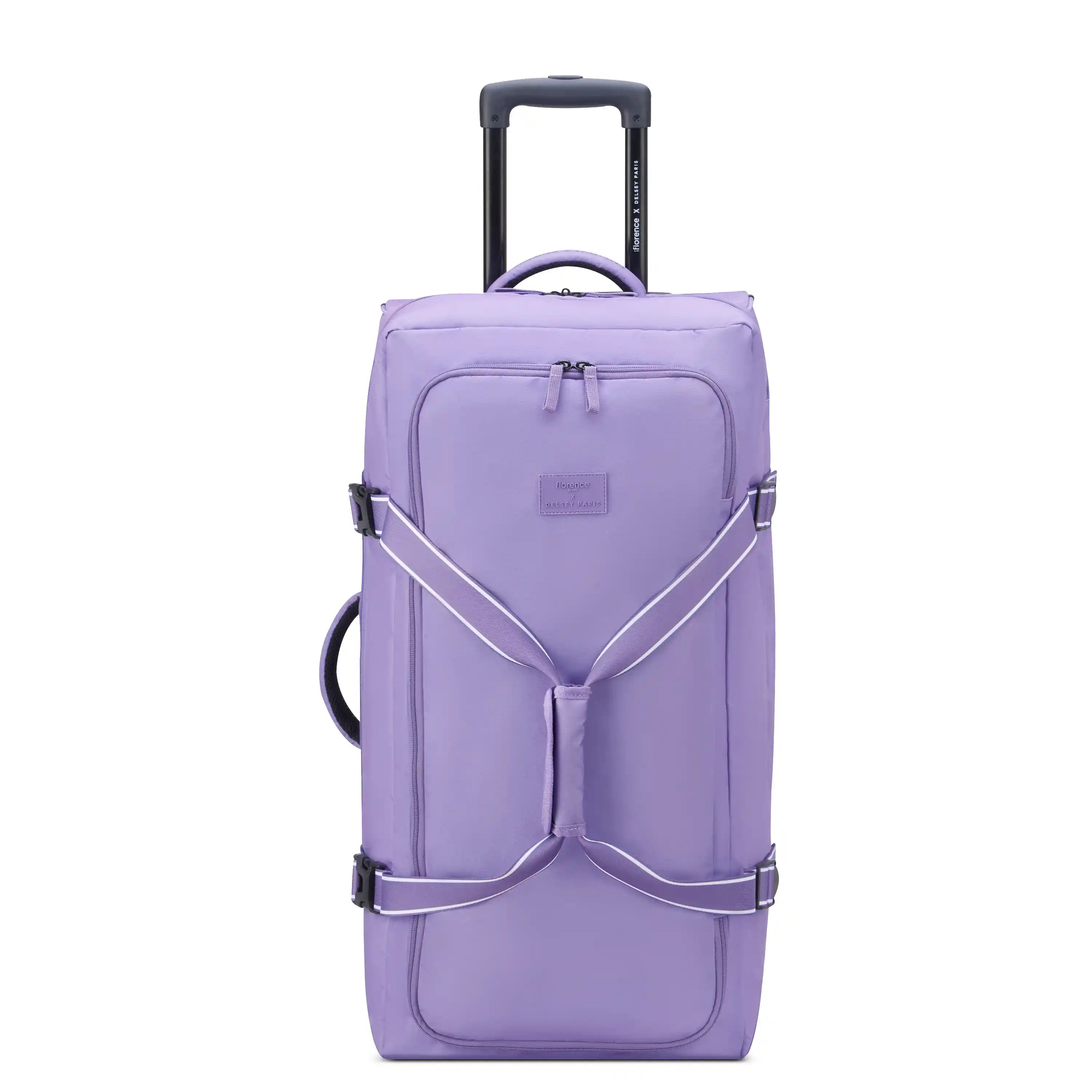 delsey-on-a-roll-large-wheeled-duffel-bag-with-50-50-split-interior-recycled-mat image 3
