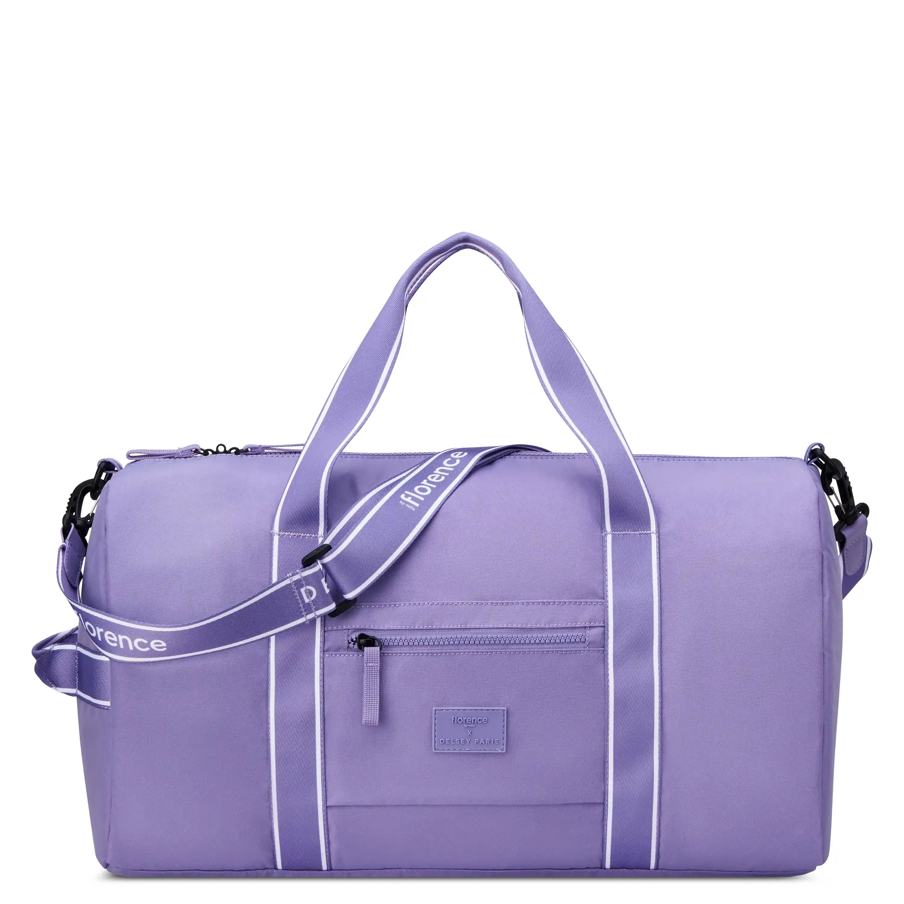 delsey-sweet-escape-recycled-nylon-carry-on-duffel-bag-with-luggage-sleeve-final image 1