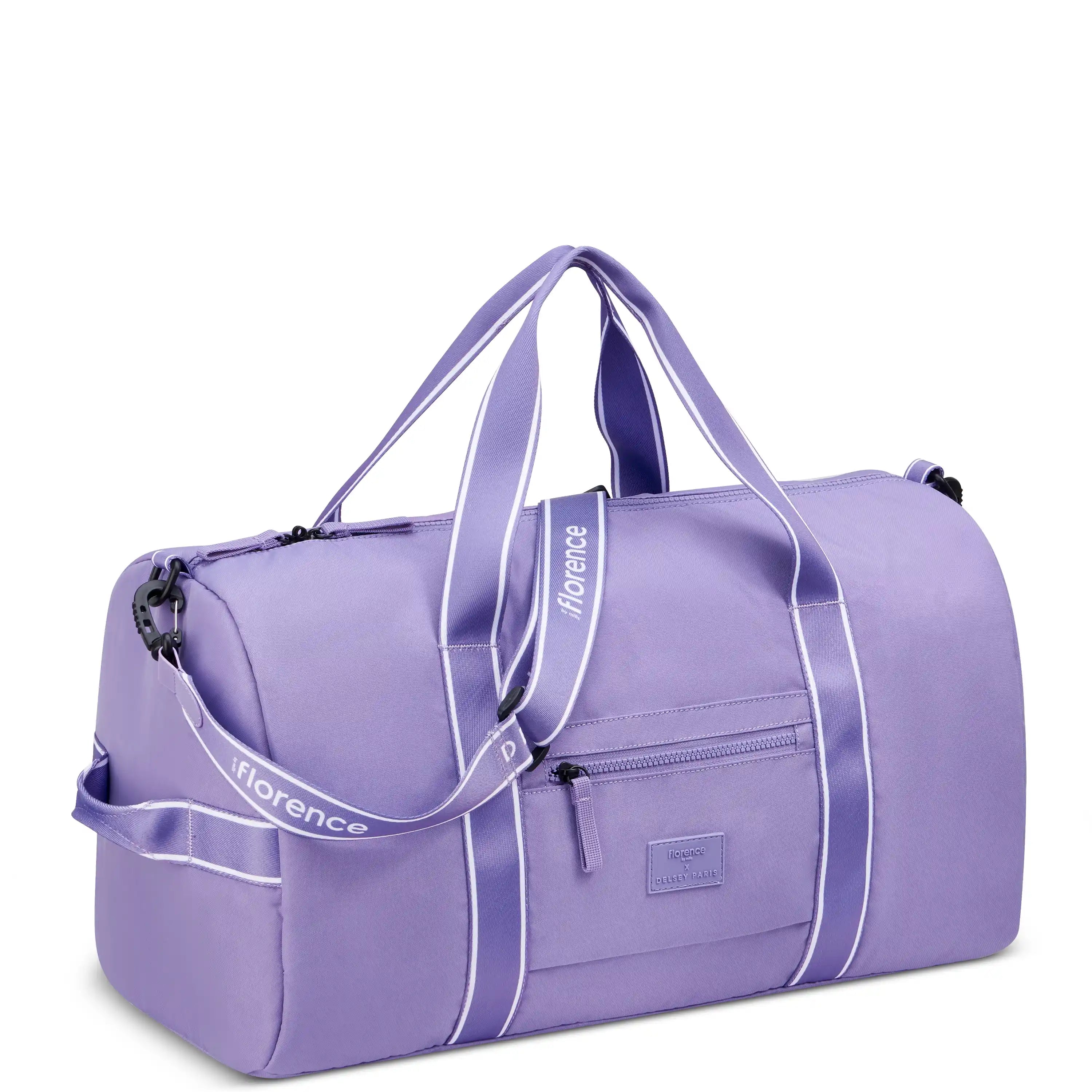 delsey-sweet-escape-recycled-nylon-carry-on-duffel-bag-with-luggage-sleeve-final image 4