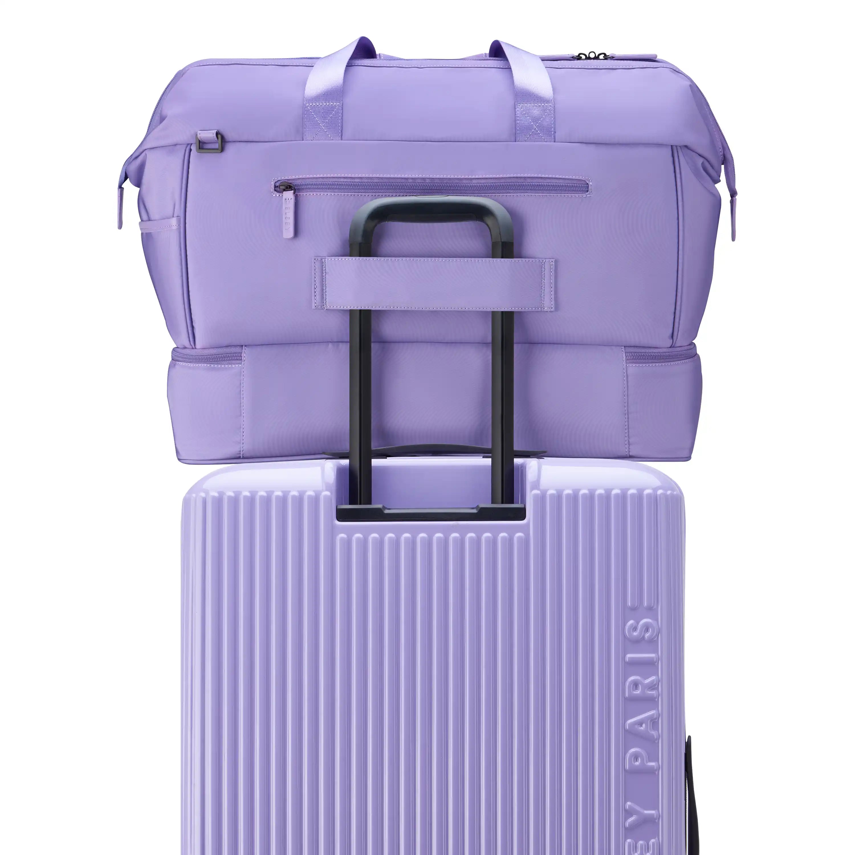 delsey-chill-out-weekender-bag-recycled-polyester-duffel-with-drop-bottom-compar image 2