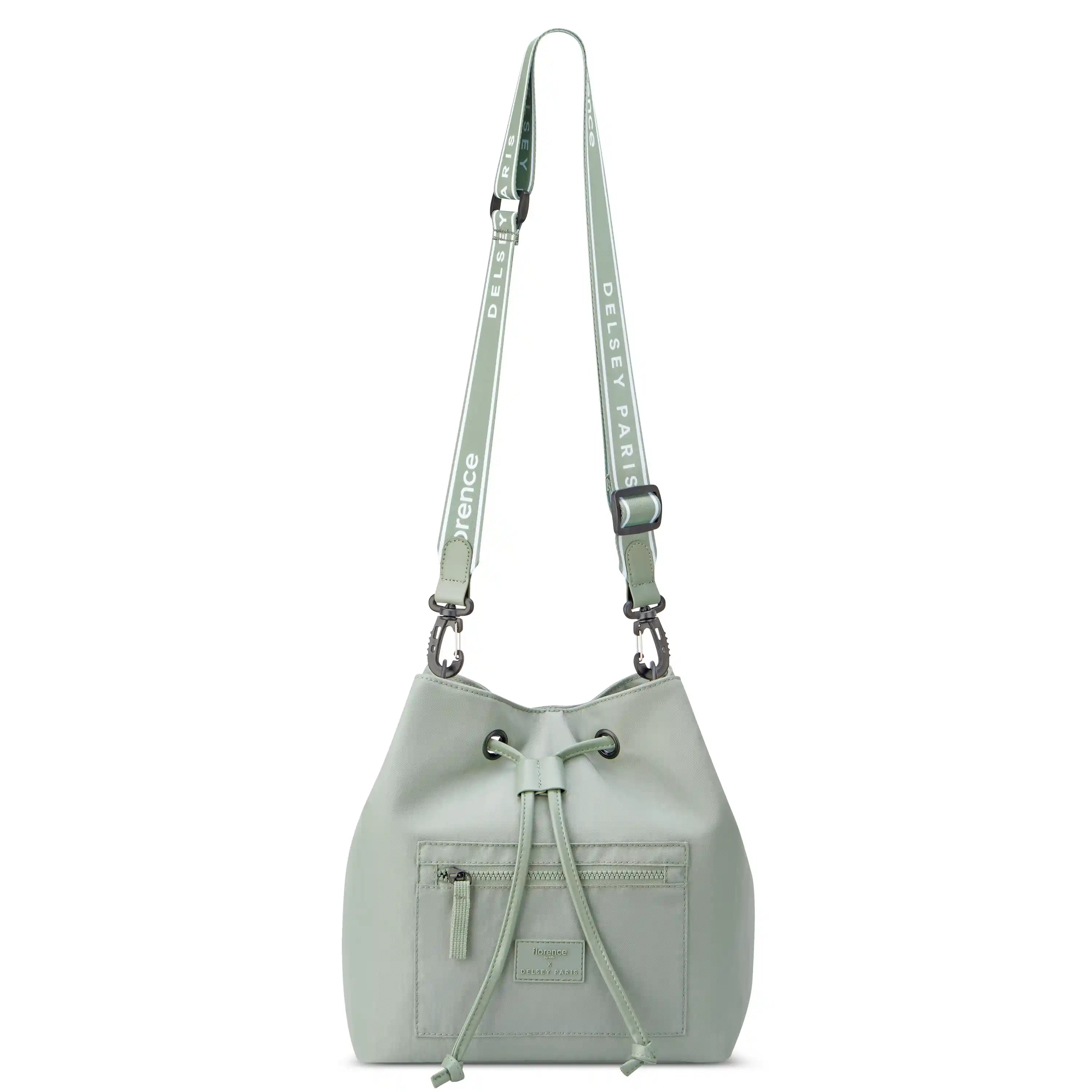 delsey-yours-truly-recycled-nylon-bucket-bag-with-drawstring-closure-padded-tabl image 2