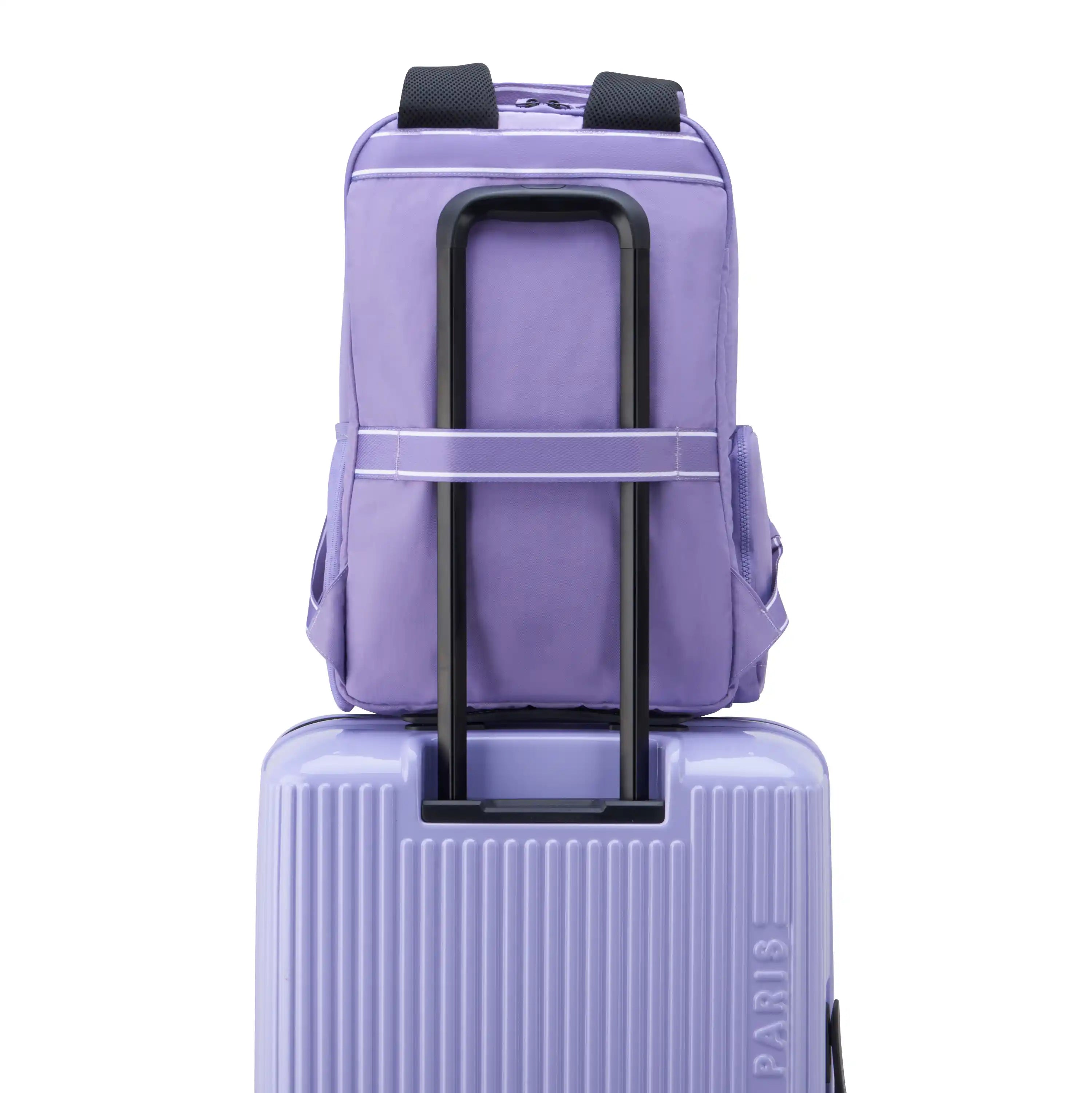 delsey-carefree-carry-laptop-backpack-fits-17-laptops-recycled-nylon-luggage-sle image 2