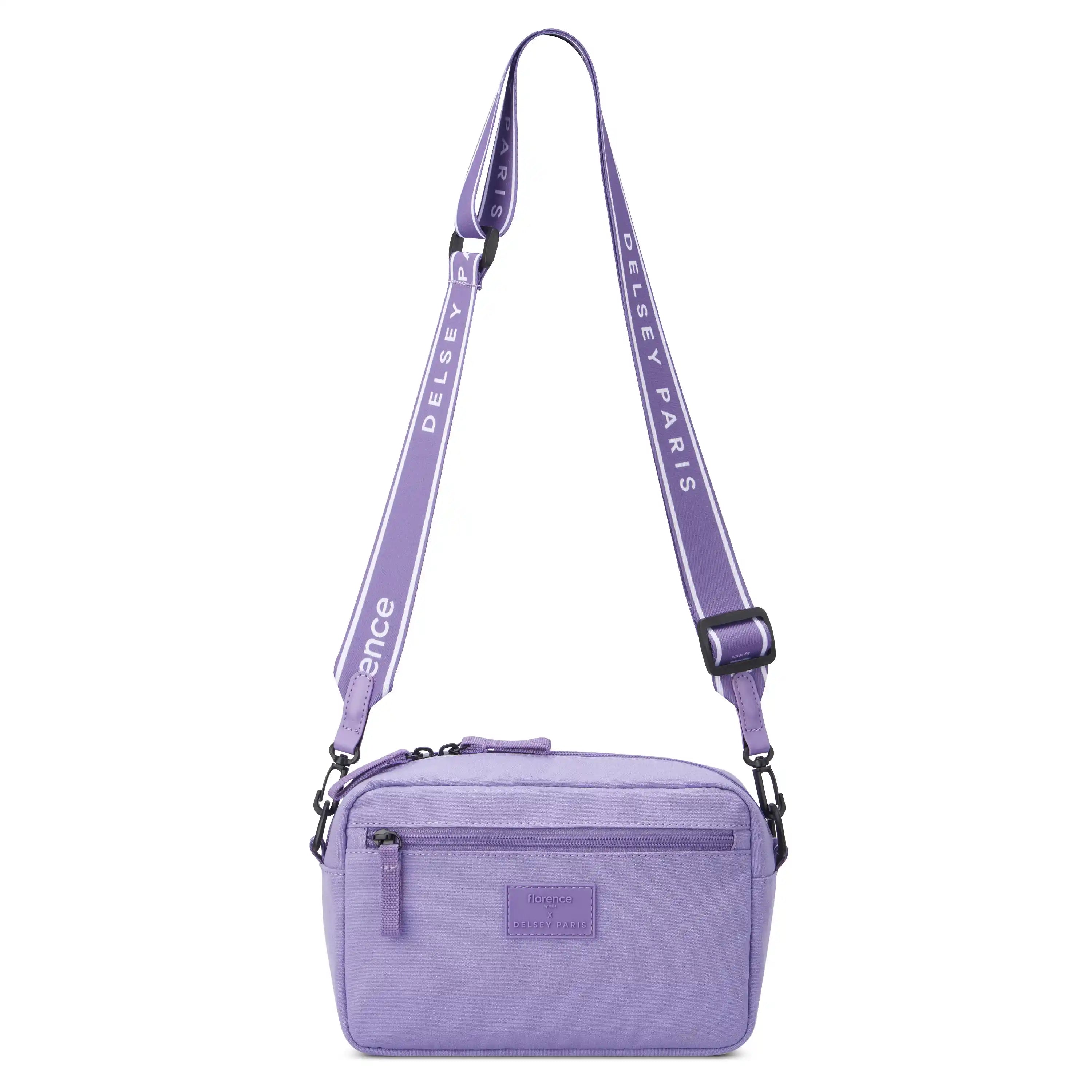 delsey-free-spirit-crossbody-bag-compact-recycled-polyester-crossbody-with-adjus image 1