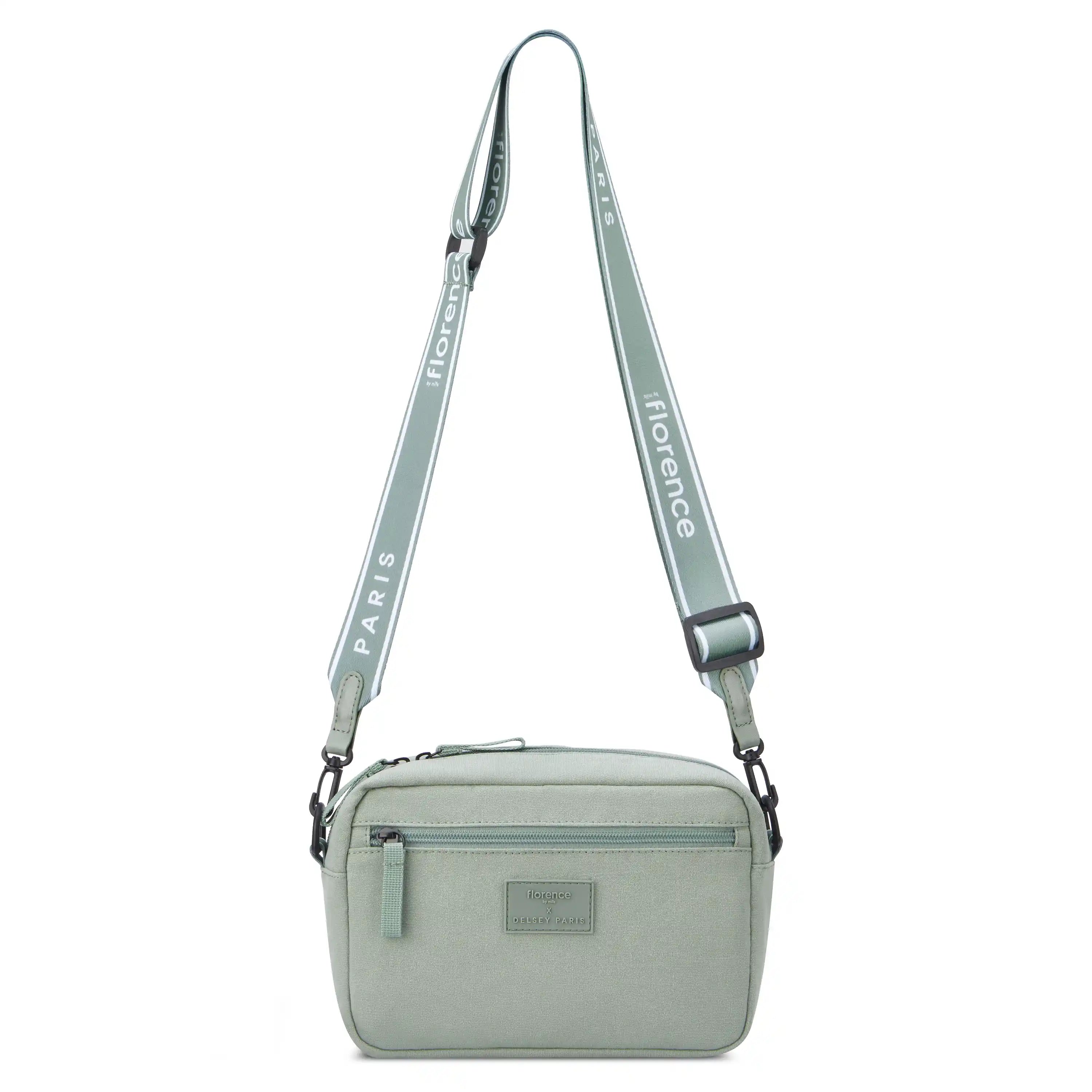 delsey-free-spirit-crossbody-bag-compact-recycled-polyester-crossbody-with-adjus image 2