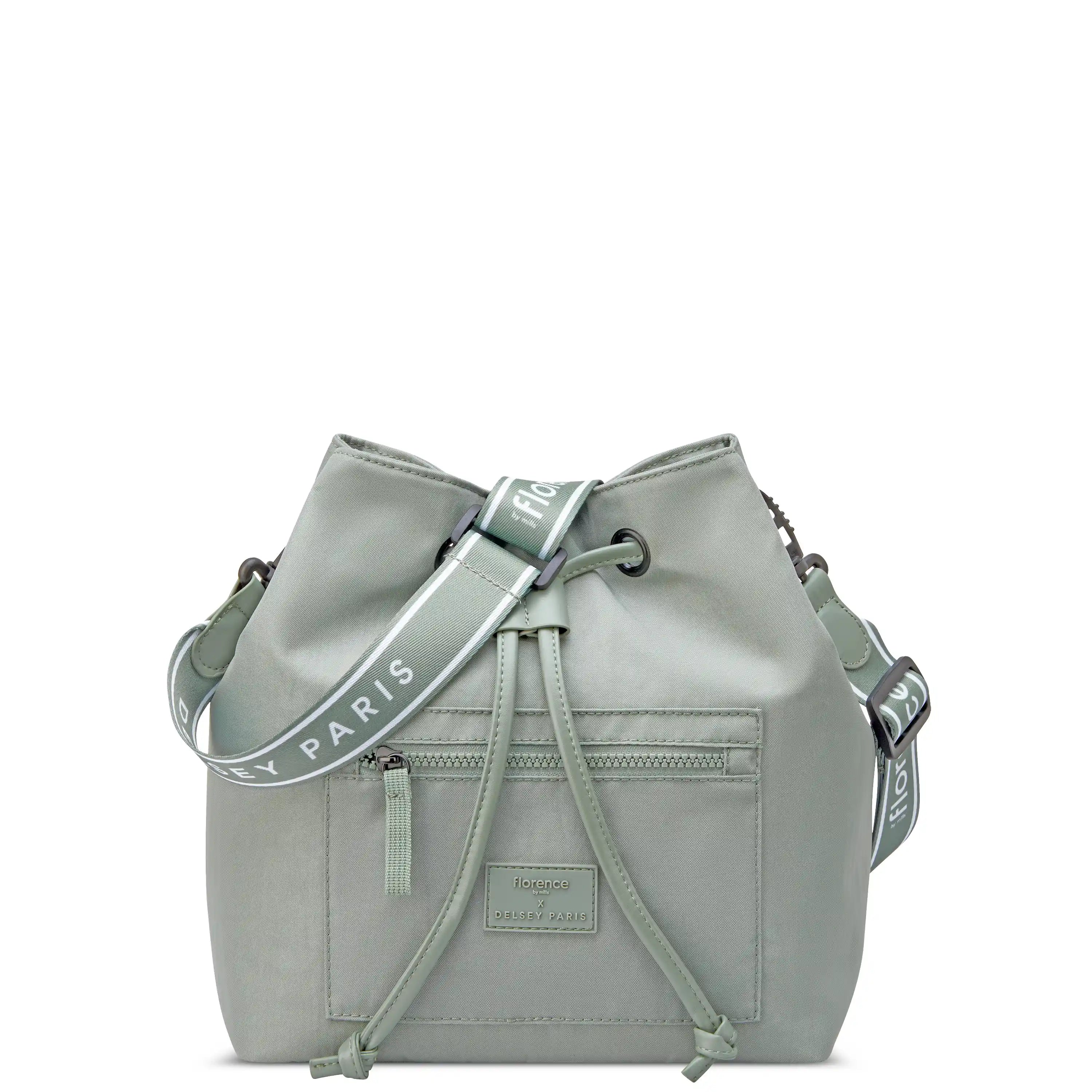 delsey-yours-truly-recycled-nylon-bucket-bag-with-drawstring-closure-padded-tabl image 1