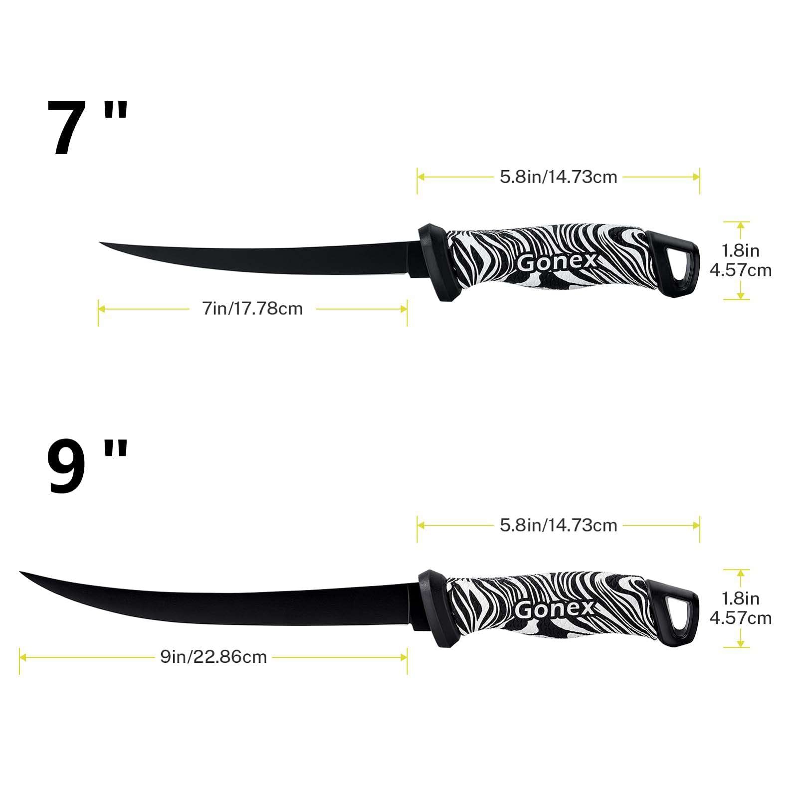 gonex-fish-fillet-knife-with-g4116-german-stainless-steel-teflon-coated-blade-sh image 4