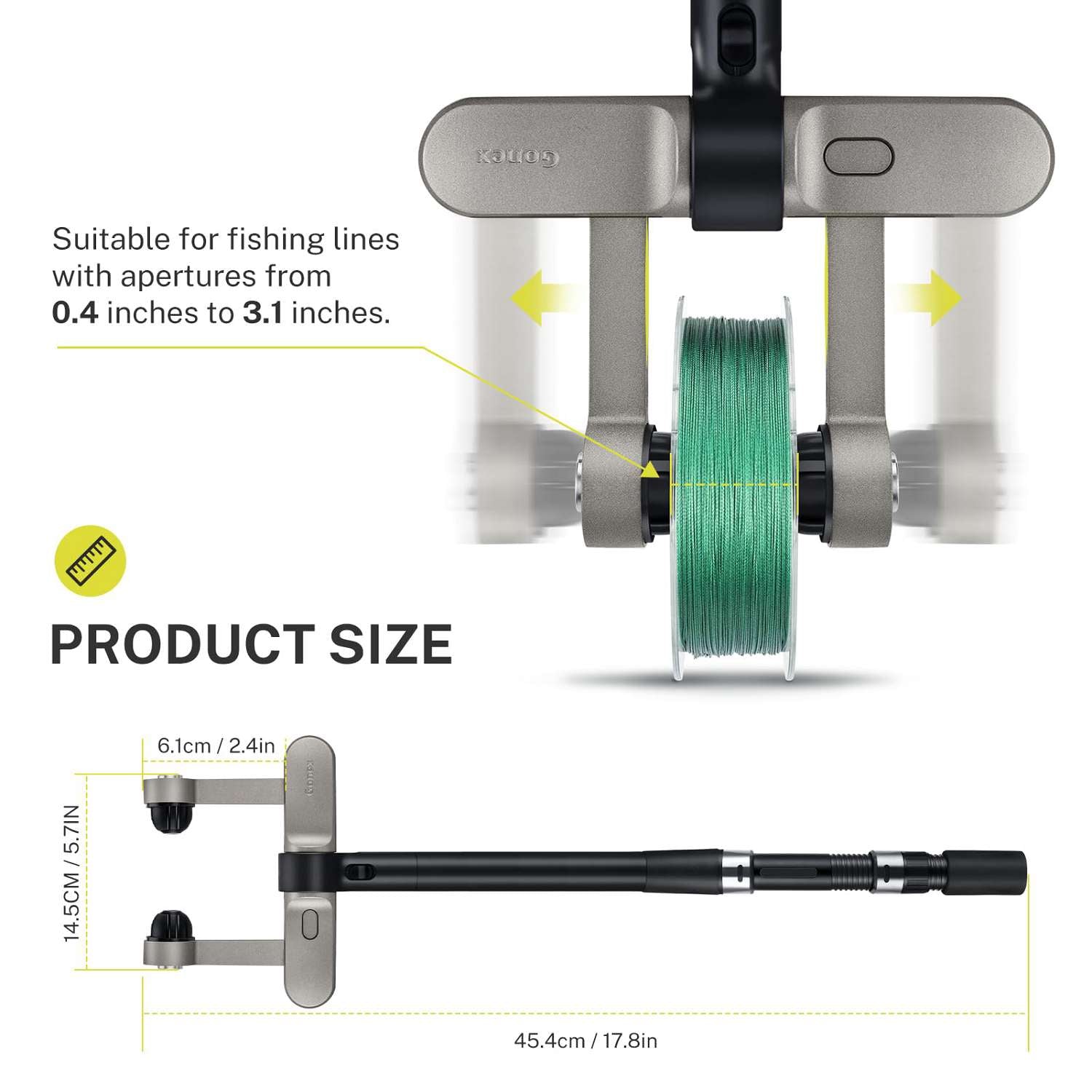 gonex-fishing-line-spooler-us-patented-no-install-fishing-line-winder-for-spinni image 7