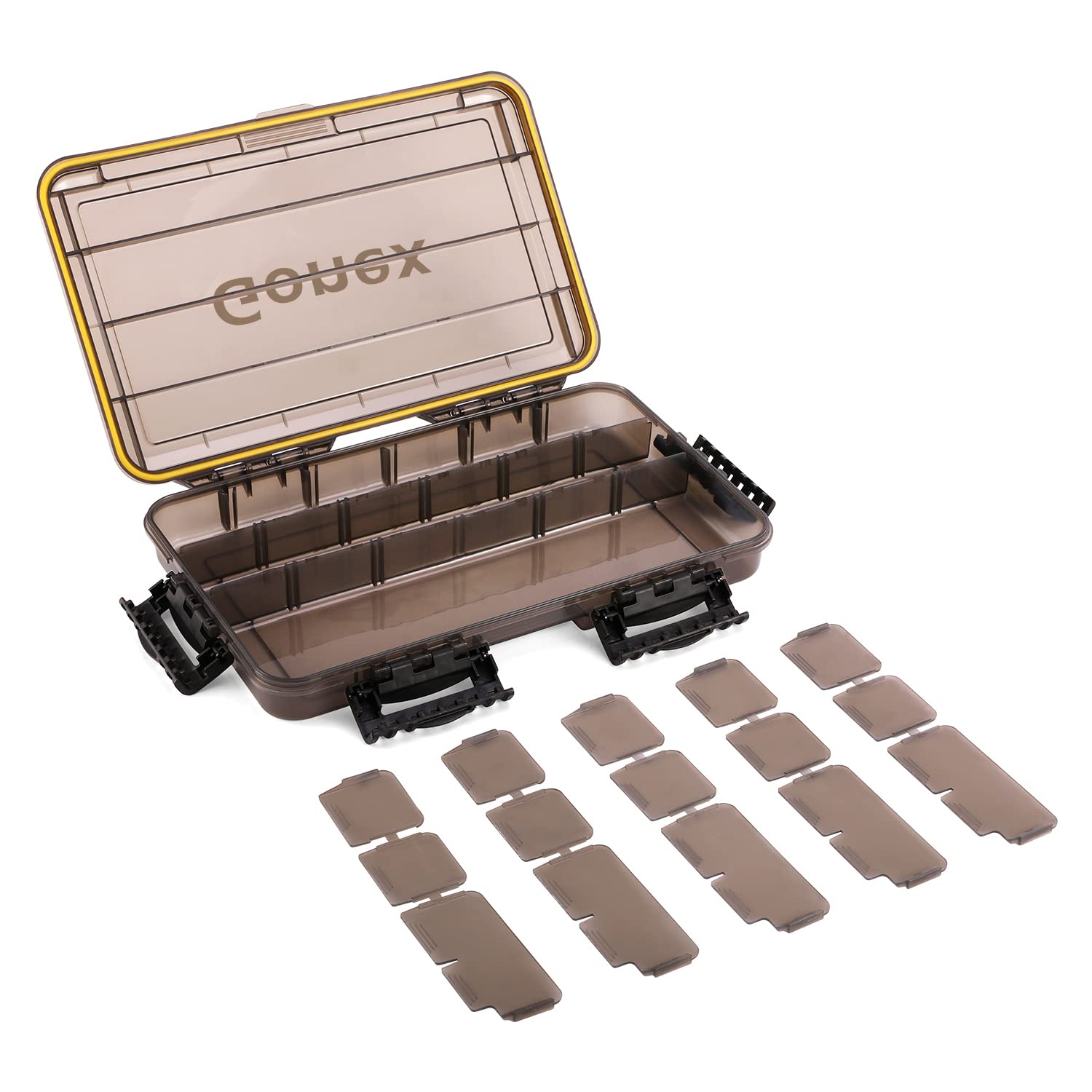 gonex-3700-waterproof-tackle-boxes-sealed-lid-fishing-lure-storage-with-cam-acti image 6