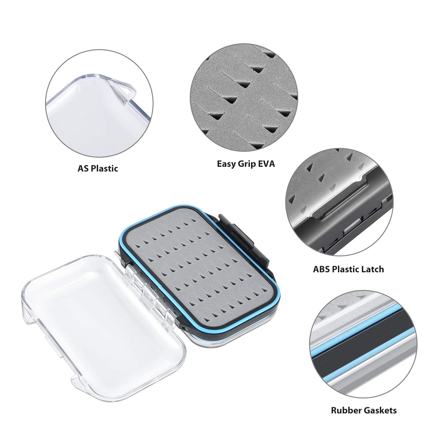 gonex-fly-fishing-box-with-96-slots-waterproof-double-clear-lid-fly-storage image 4