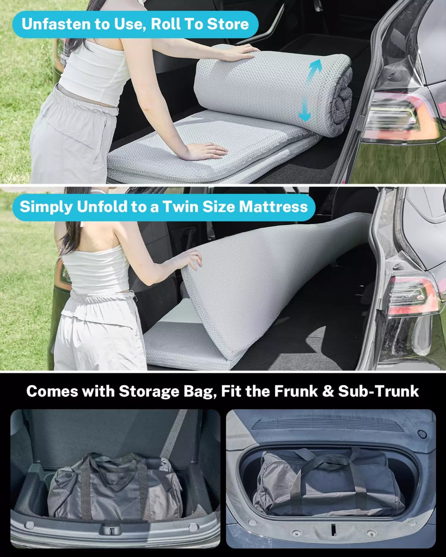 gonex-foam-mattress-for-tesla-model-y-model-3-2-inch-high-density-folding-car-ca image 7