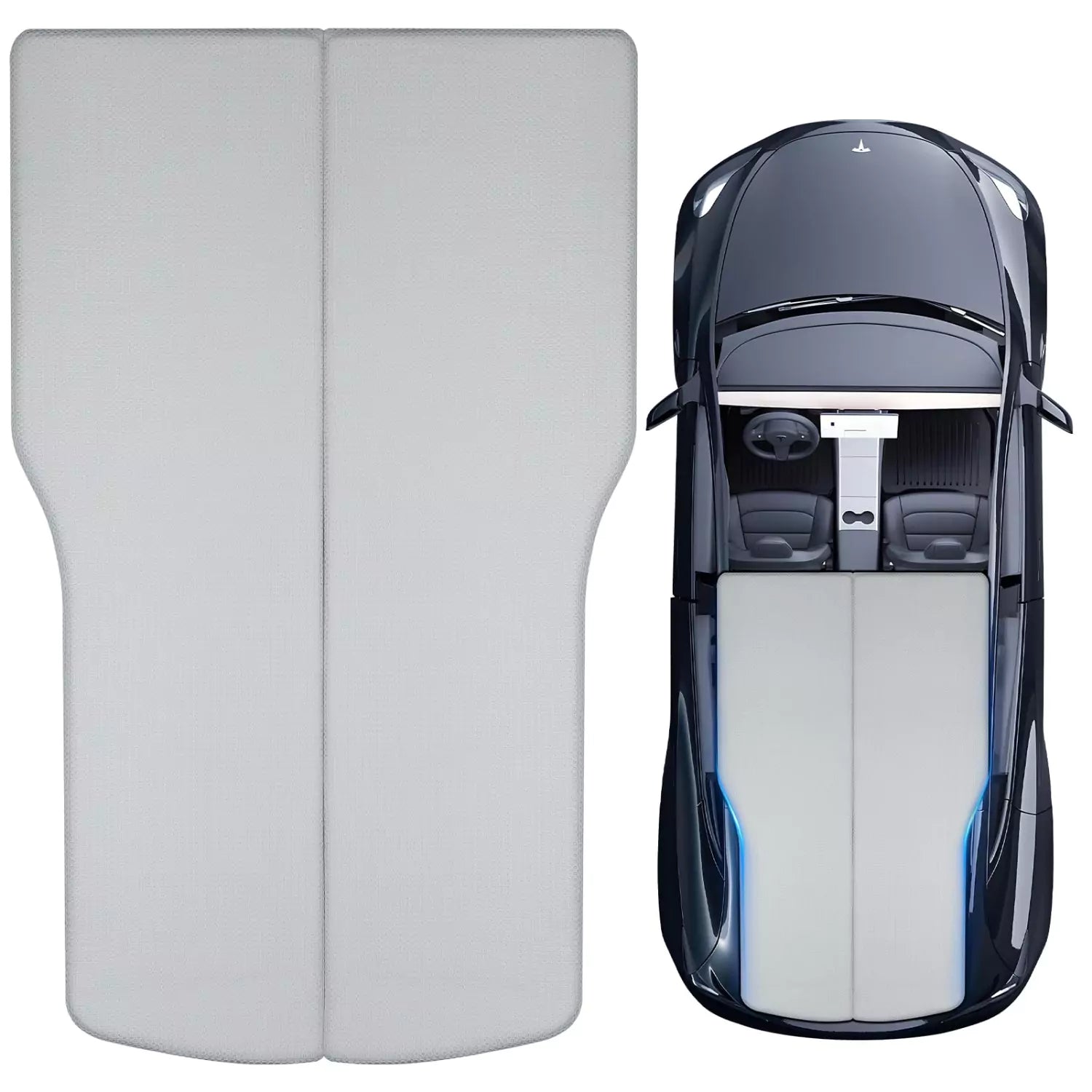 gonex-foam-mattress-for-tesla-model-y-model-3-2-inch-high-density-folding-car-ca image 1