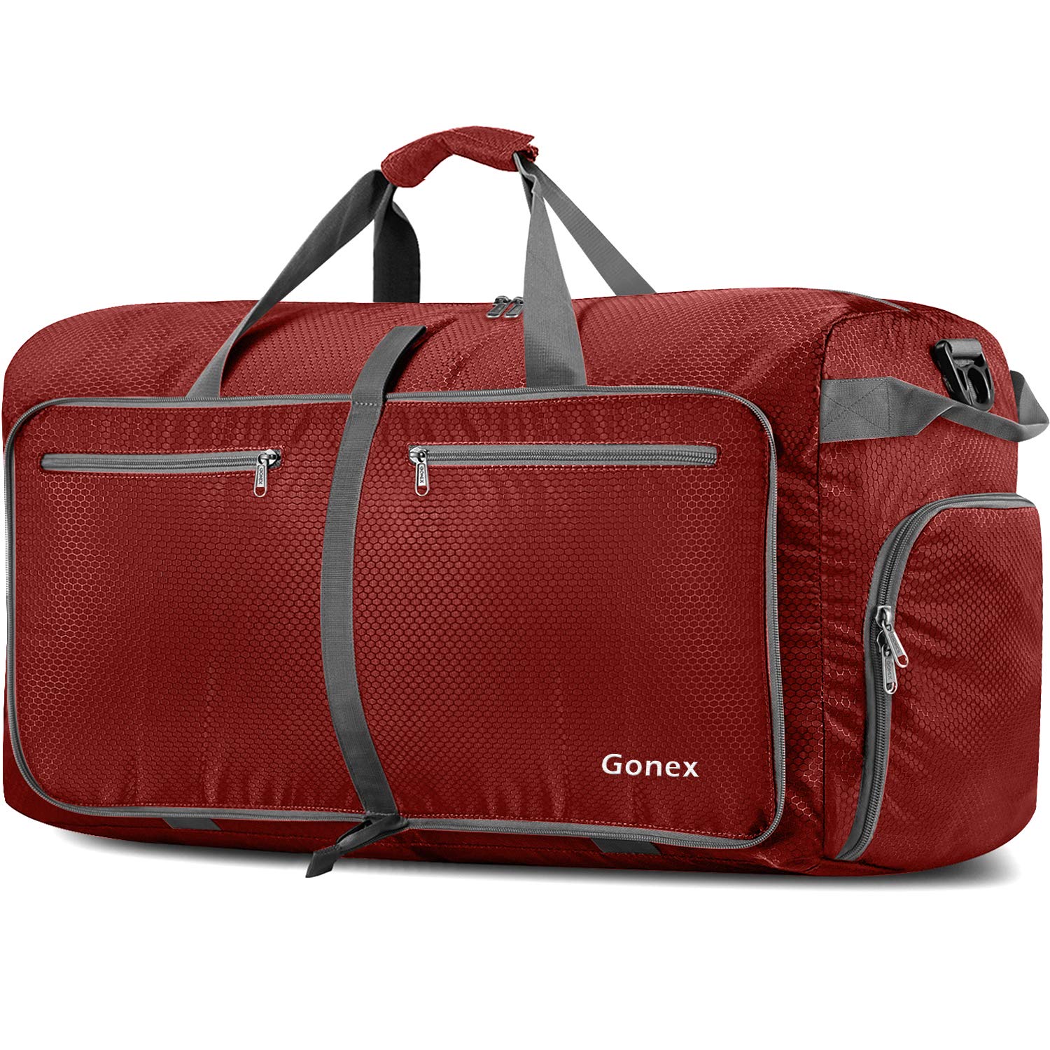 gonex-60l-collapsible-duffel-bag-with-shoes-compartment image 1