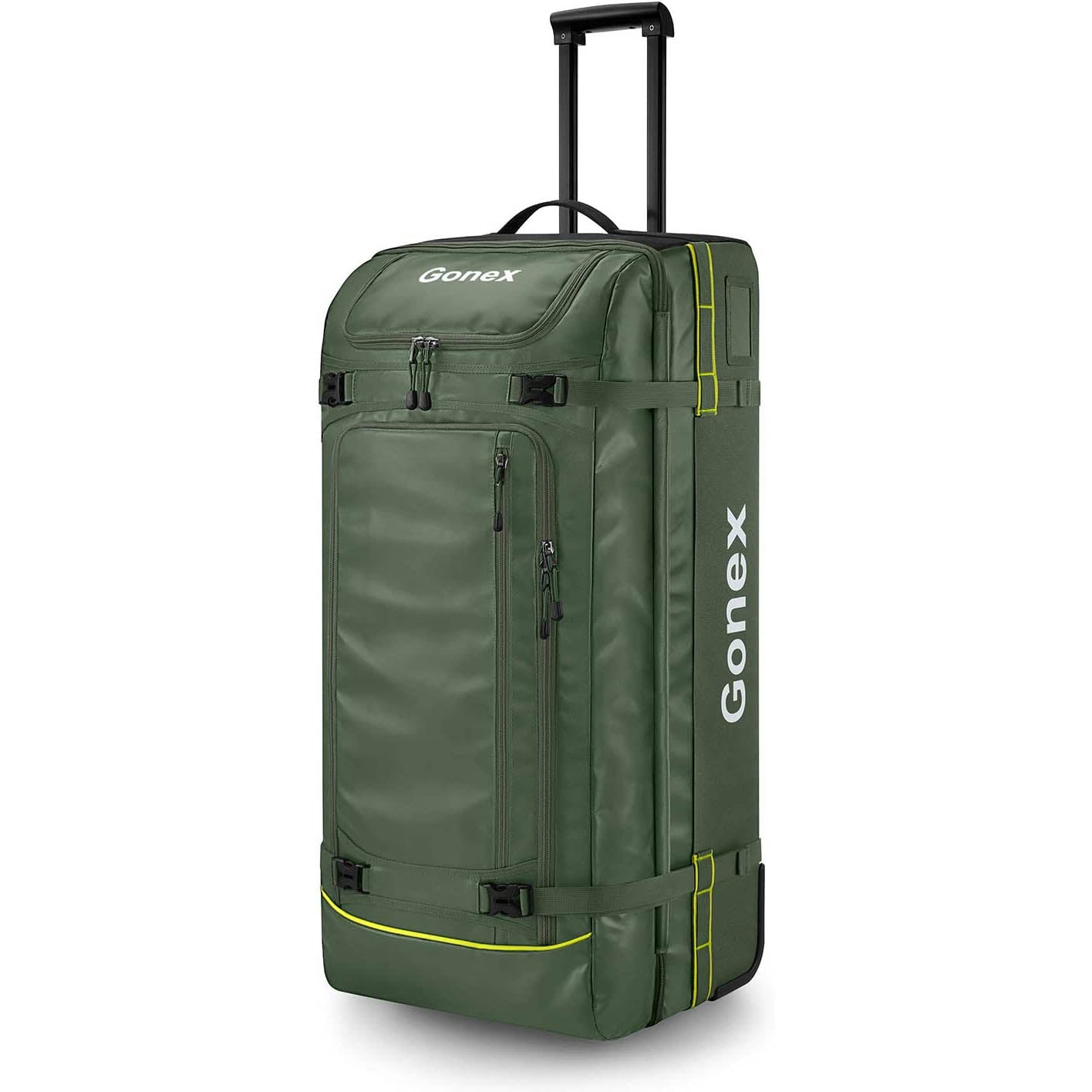gonex-33-inch-rolling-duffle-bag-with-wheels-1200d-waterproof-pvc-ykk-zippers-te image 1