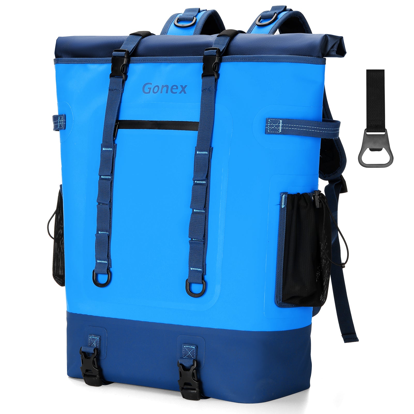 gonex-40-can-insulated-cooler-backpack-waterproof-600d-nylon-soft-cooler-bag-for image 1