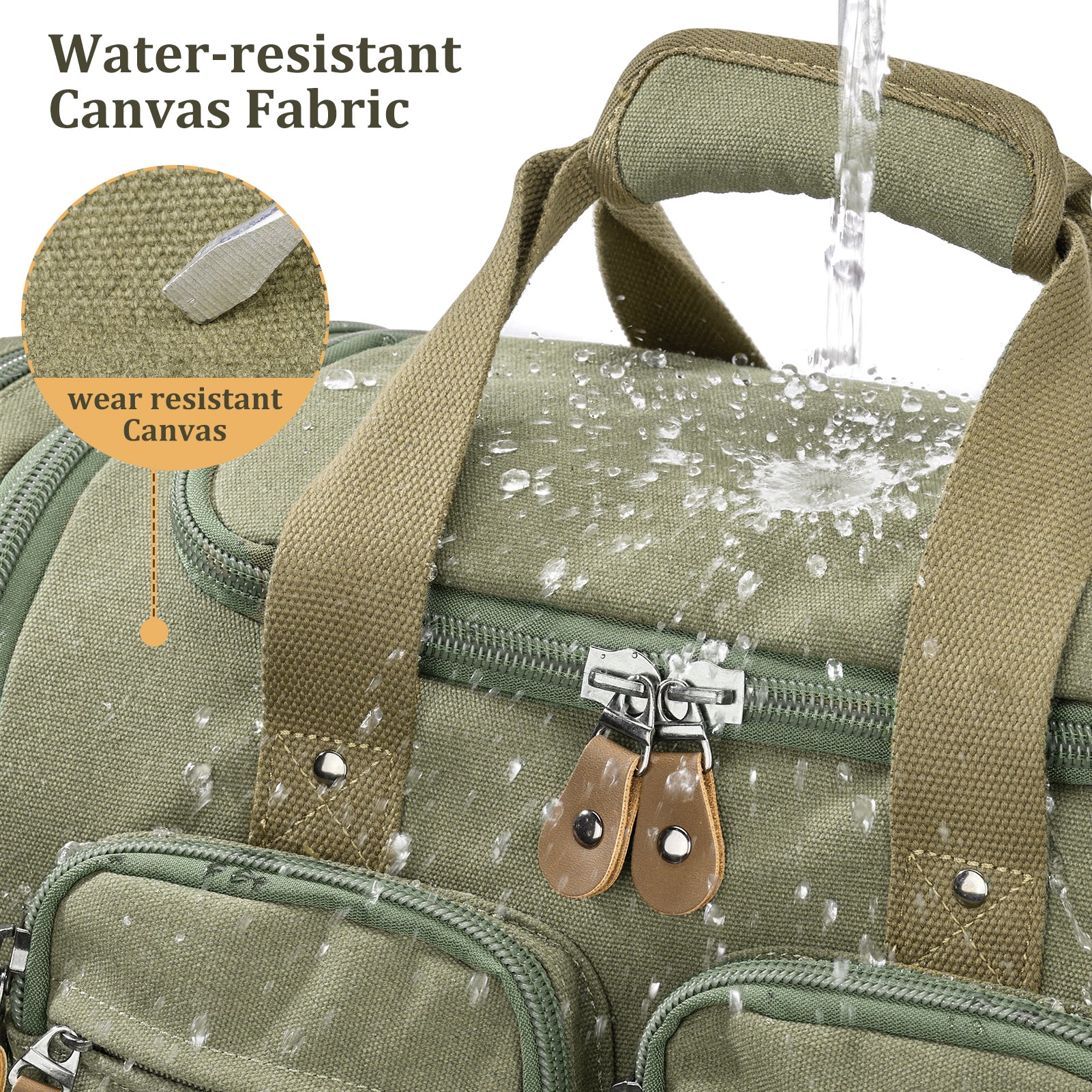 gonex-60l-expandable-canvas-duffle-bag-water-resistant-travel-duffel-with-wet-dr image 5