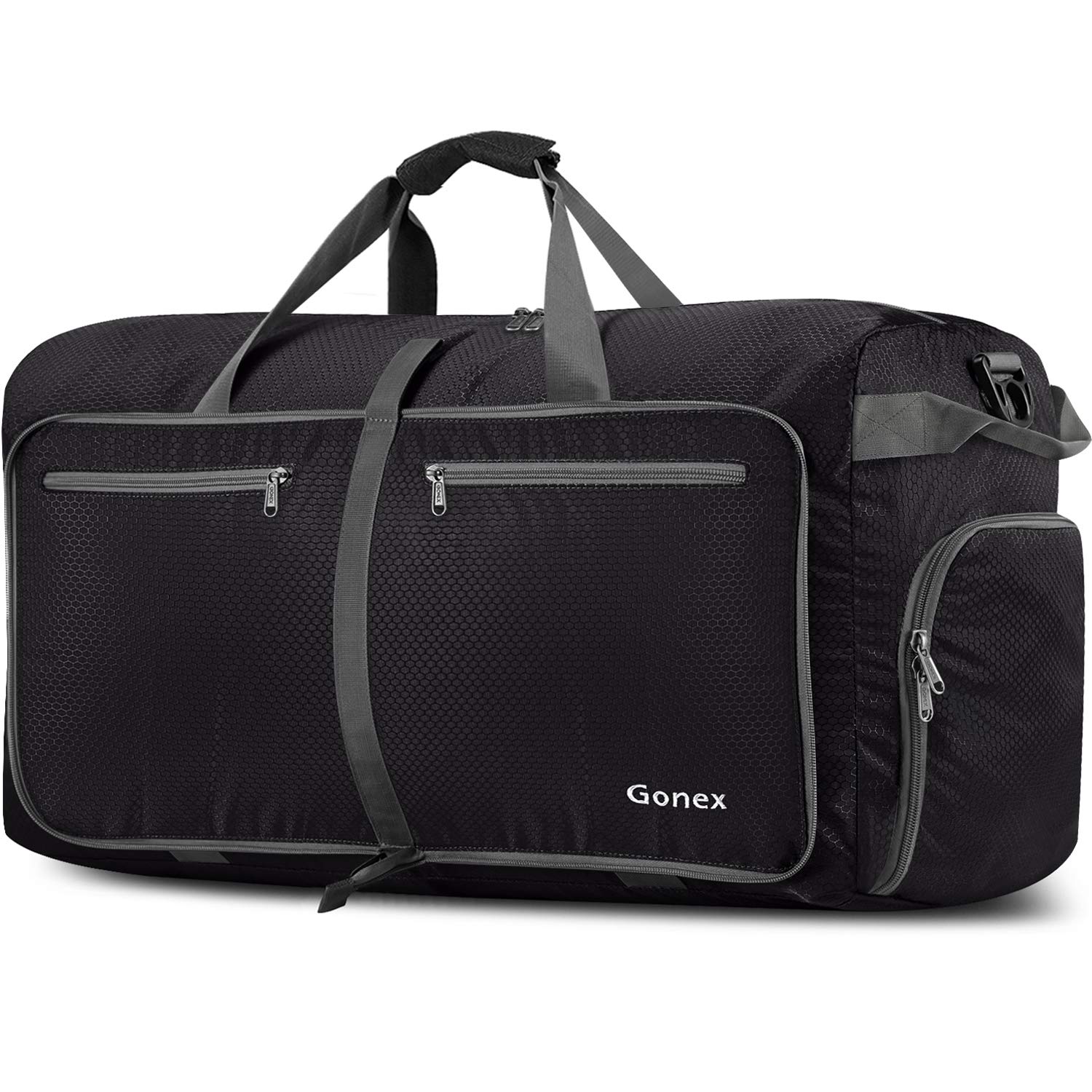 gonex-60l-collapsible-duffel-bag-with-shoes-compartment image 2
