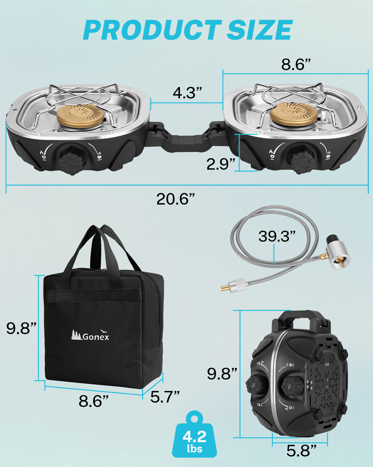 gonex-20-000-btu-portable-double-burner-camping-stove-high-output-swirl-flame-pr image 6