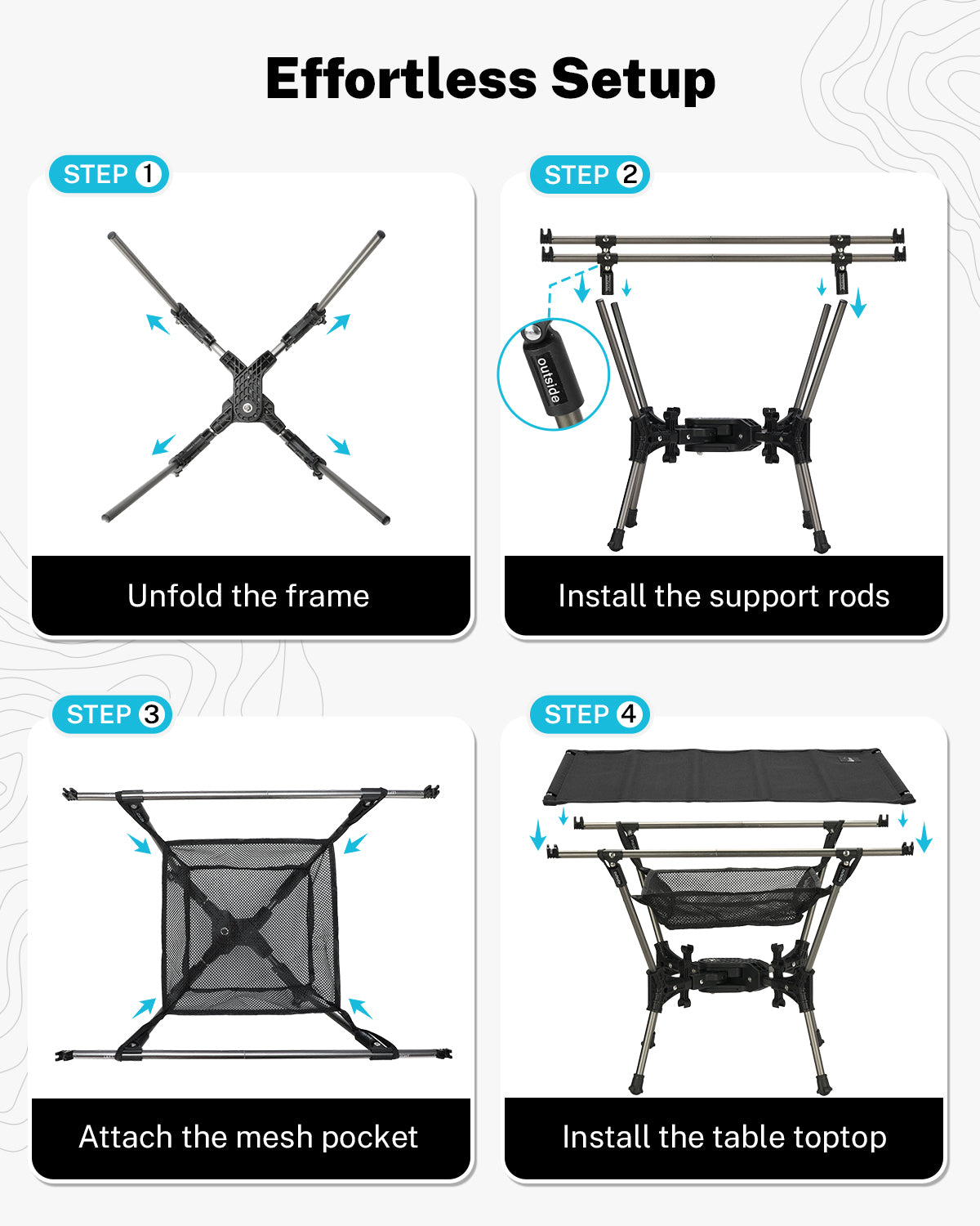 gonex-folding-camping-table-with-oxford-fabric-top-roll-up-portable-outdoor-tabl image 6
