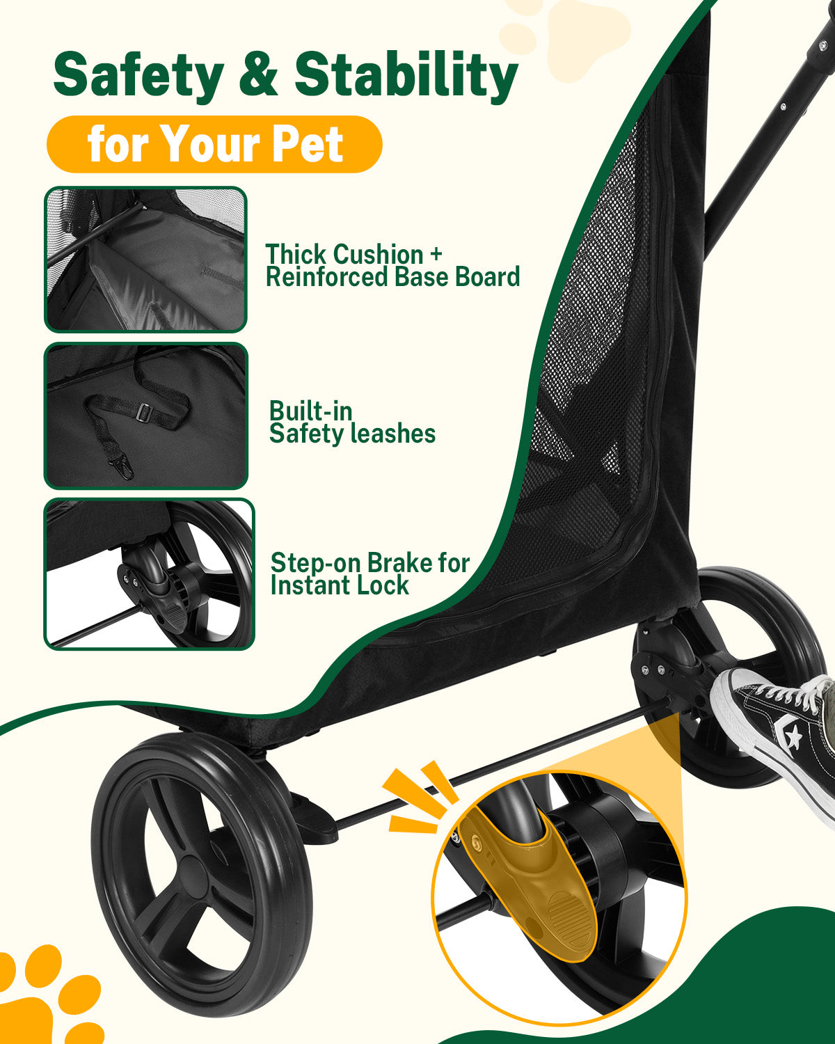 gonex-heavy-duty-dog-stroller-for-large-medium-dogs-110-lb-capacity-foldable-pet image 8