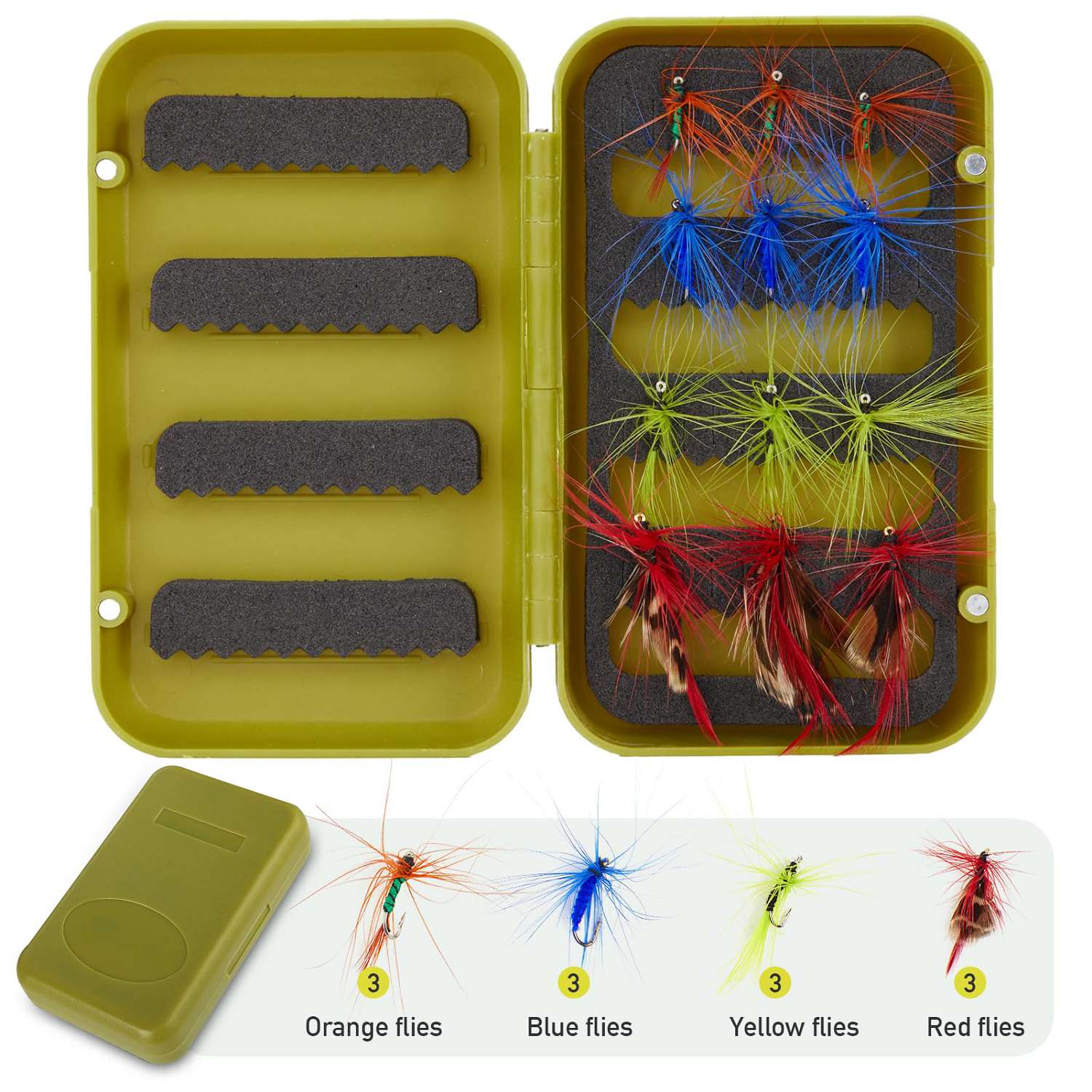 gonex-fly-fishing-rod-and-reel-combo-starter-kit-8-ft-5-weight-4-piece-fly-rod-w image 2