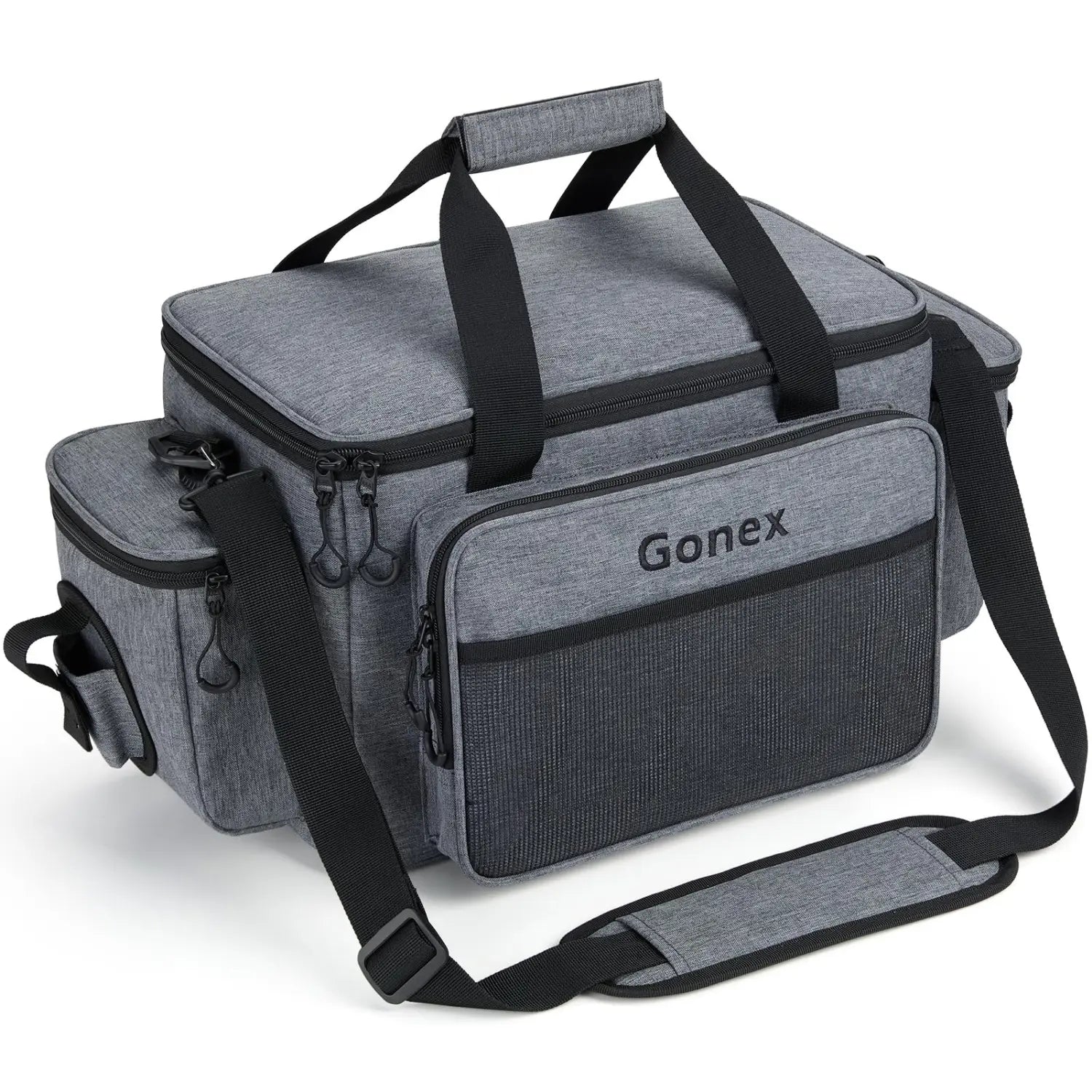 gonex-fishing-tackle-bag-with-large-front-pocket-8-pocket-multi-compartment-gear image 2