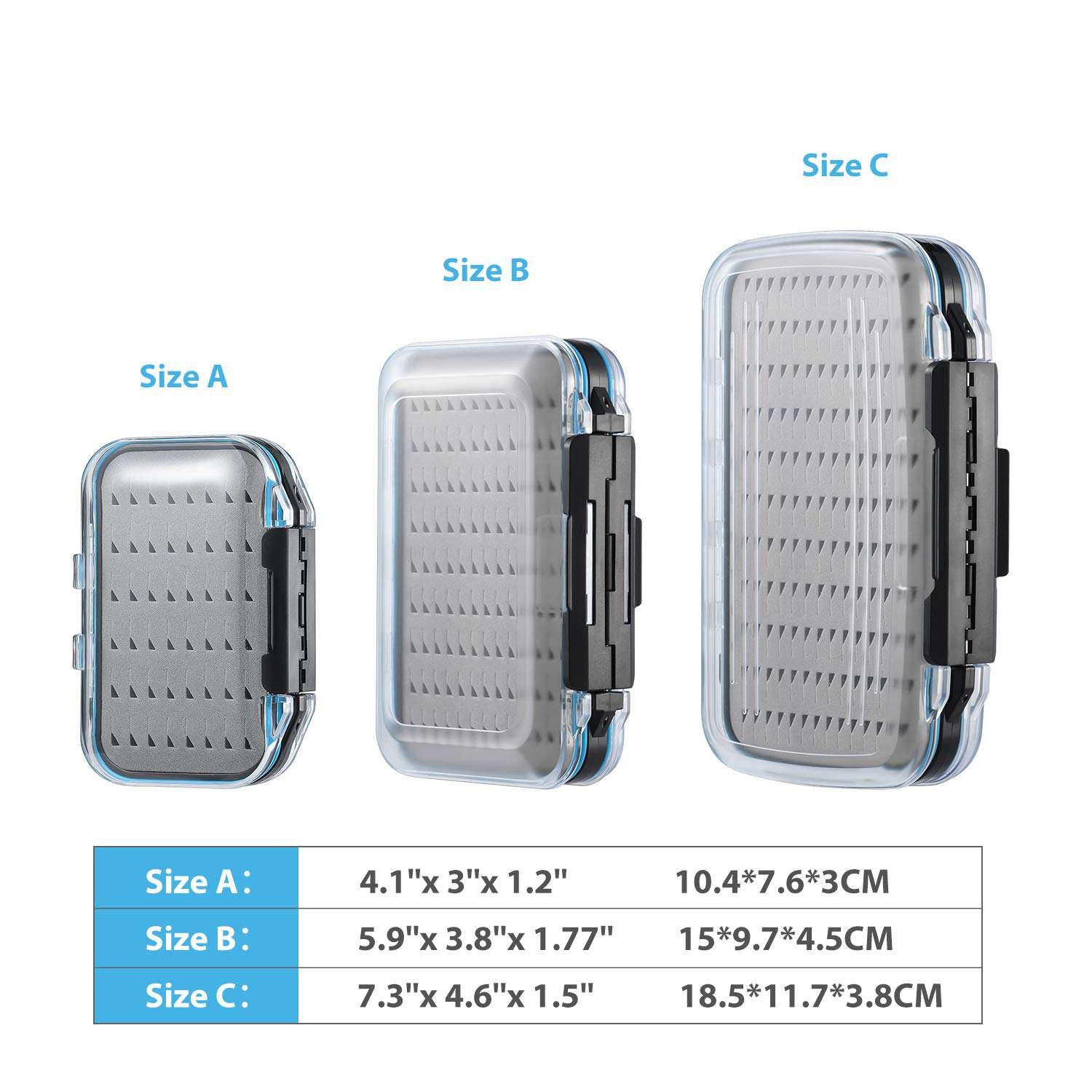 gonex-waterproof-fly-box-floating-double-hinge-fly-fishing-box-with-rubber-gaske image 5