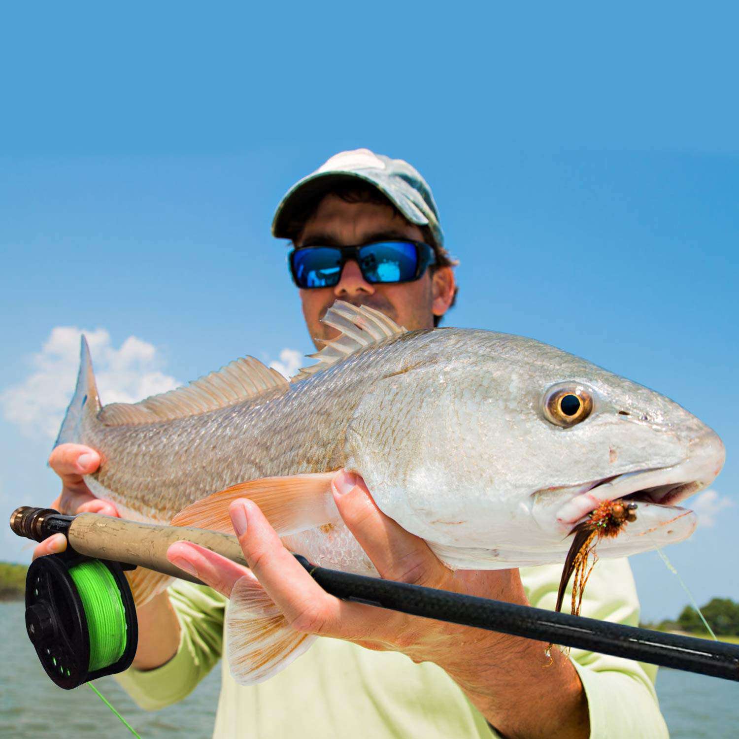 gonex-fly-fishing-rod-and-reel-combo-starter-kit-8-ft-5-weight-4-piece-fly-rod-w image 5