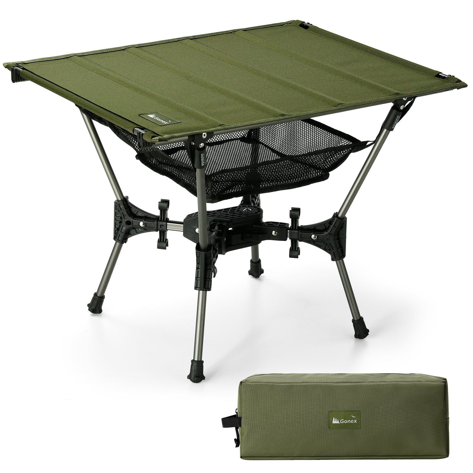 gonex-folding-camping-table-with-oxford-fabric-top-roll-up-portable-outdoor-tabl image 2